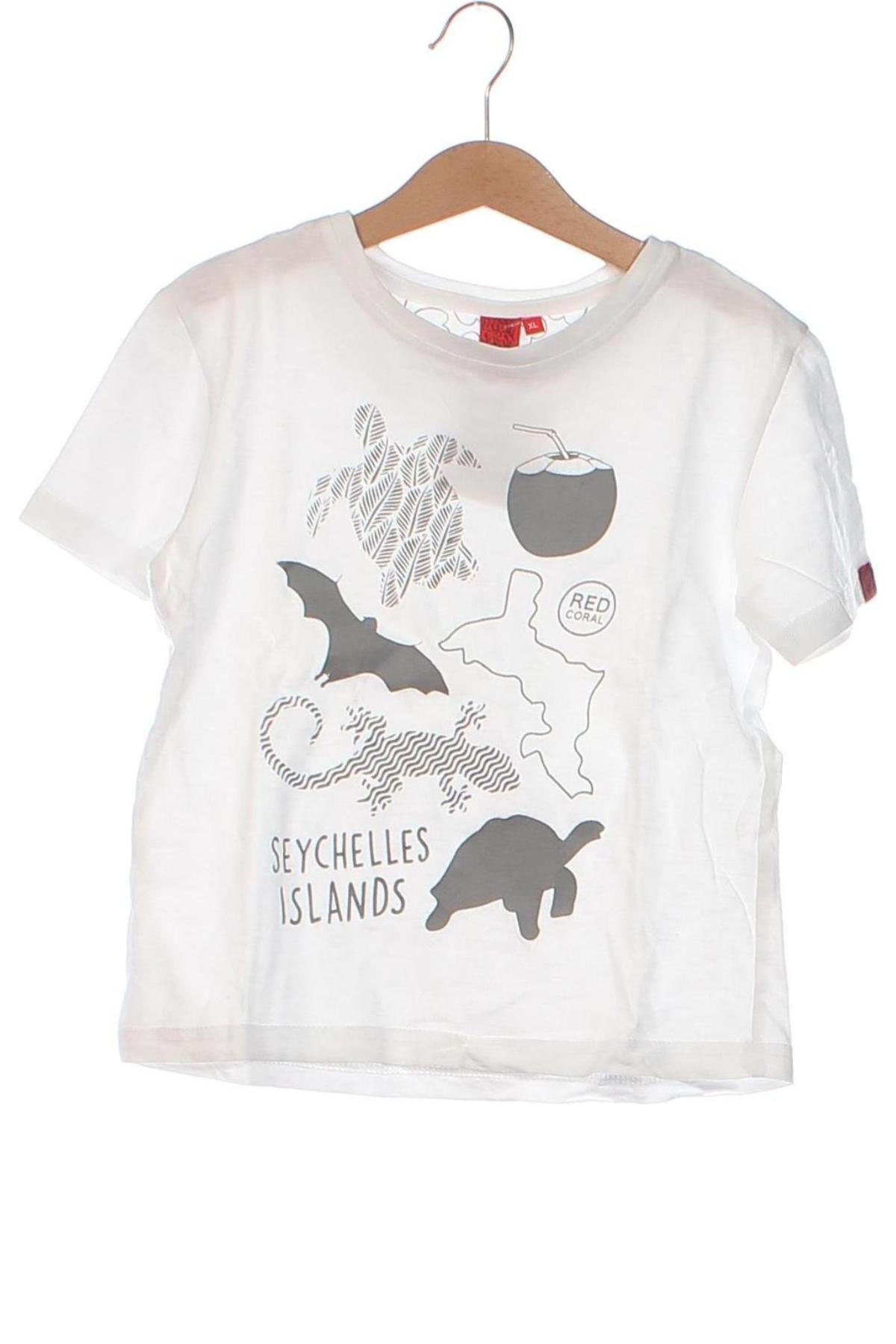 Kinder T-Shirt, Größe 6-7y/ 122-128 cm, Farbe Weiß, Preis € 2,99