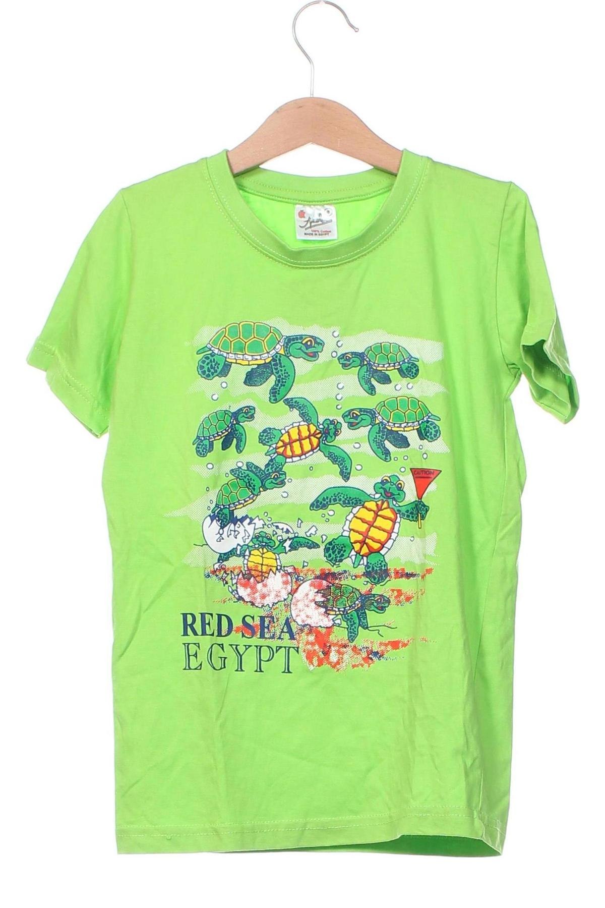 Kinder T-Shirt, Größe 7-8y/ 128-134 cm, Farbe Grün, Preis 6,00 €