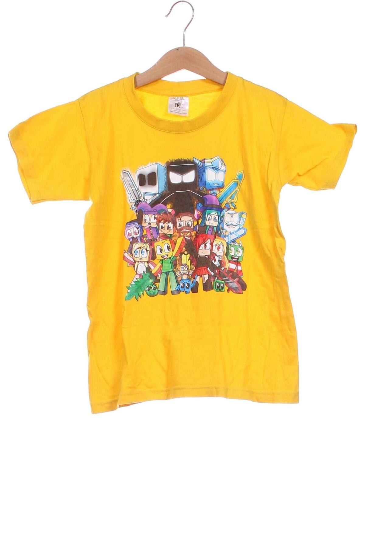 Dziecięcy T-shirt B&C Collection, Rozmiar 6-7y/ 122-128 cm, Kolor Żółty, Cena 14,99 zł