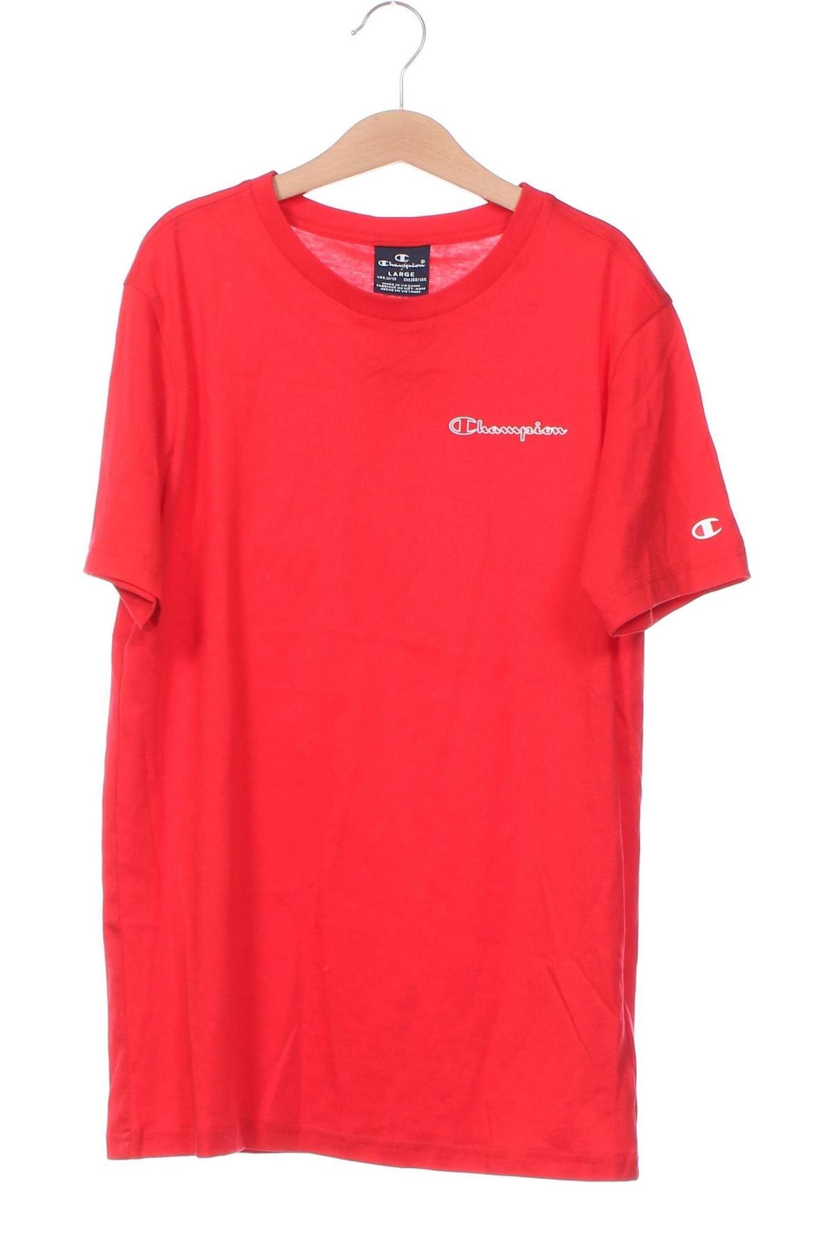 Kinder T-Shirt Champion, Größe 11-12y/ 152-158 cm, Farbe Rot, Preis 10,00 €