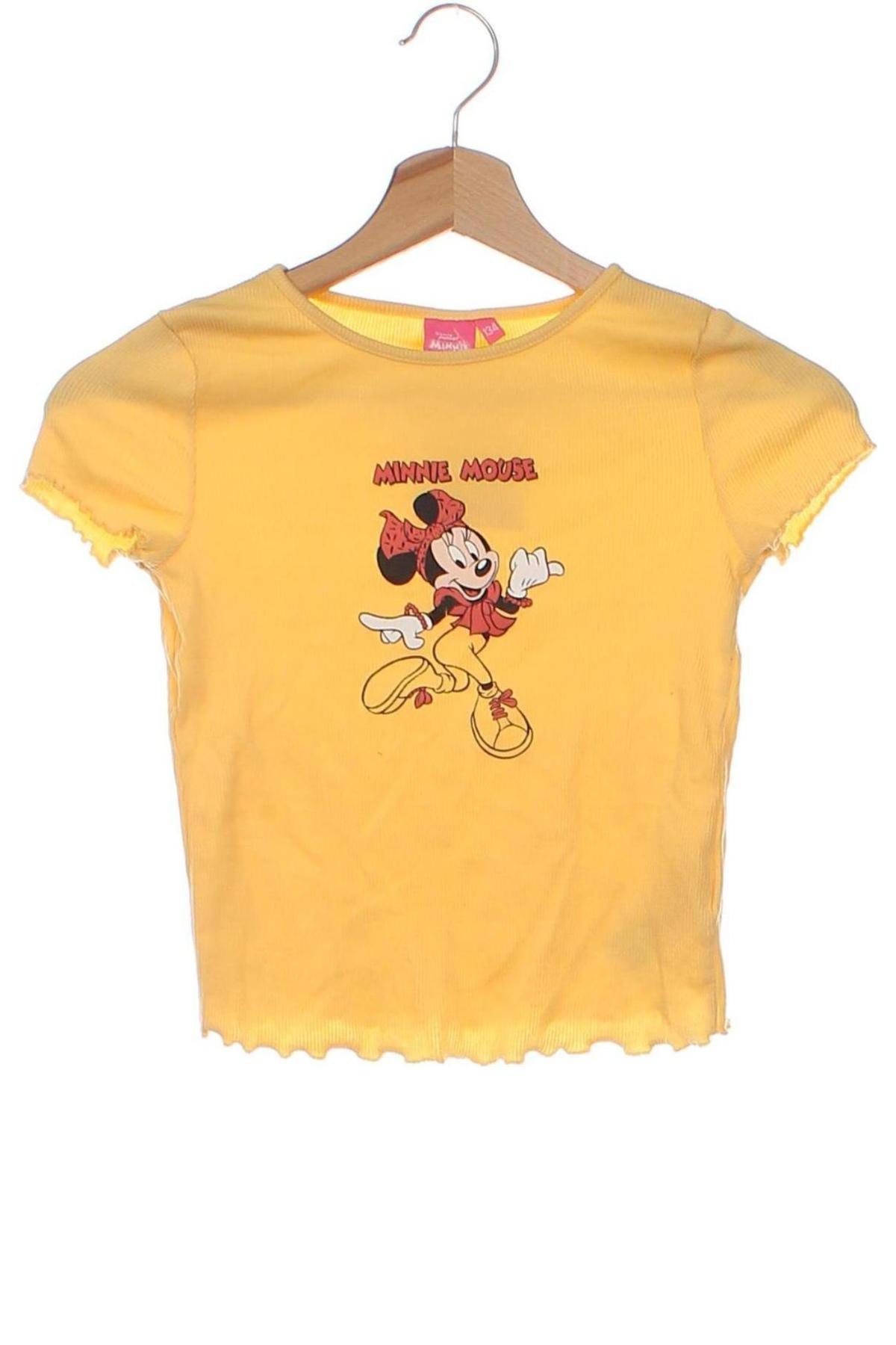 Kinder T-Shirt Disney, Größe 7-8y/ 128-134 cm, Farbe Gelb, Preis € 6,14