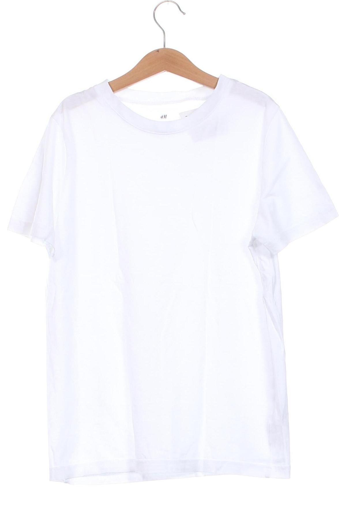 Tricou pentru copii H&M, Mărime 10-11y/ 146-152 cm, Culoare Alb, Preț 29,92 Lei