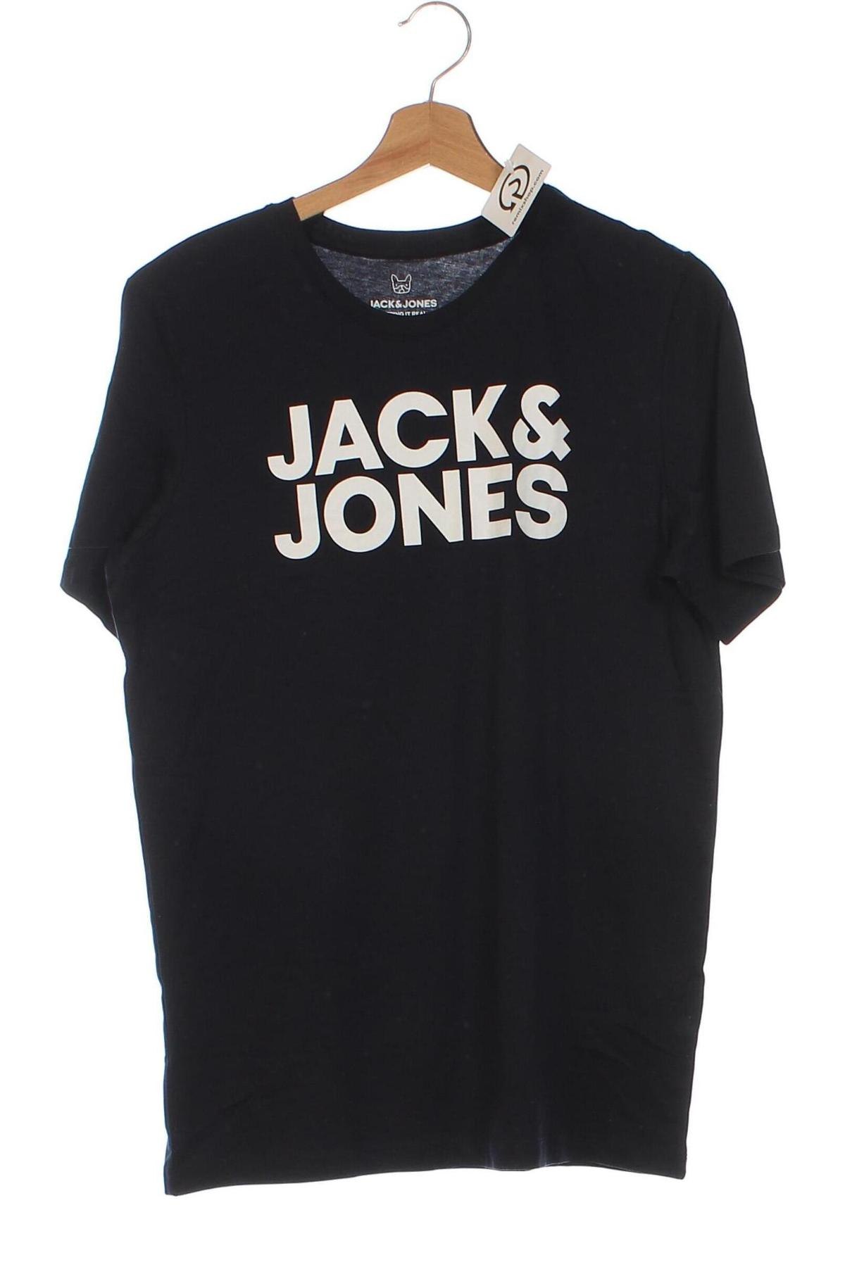 Детска тениска Jack & Jones, Размер 15-18y/ 170-176 см, Цвят Син, Цена 34,29 лв.