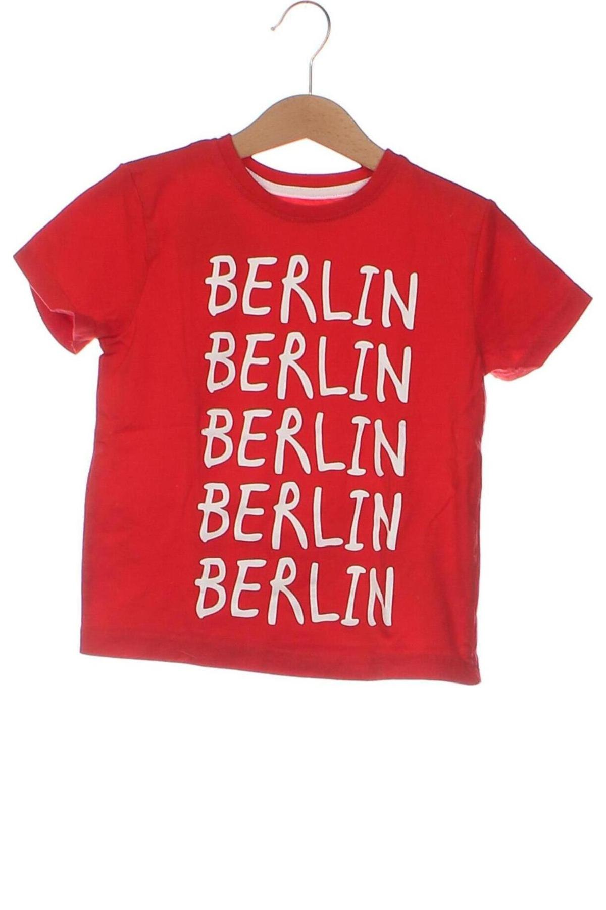 Kinder T-Shirt Primark, Größe 3-4y/ 104-110 cm, Farbe Rot, Preis € 3,29