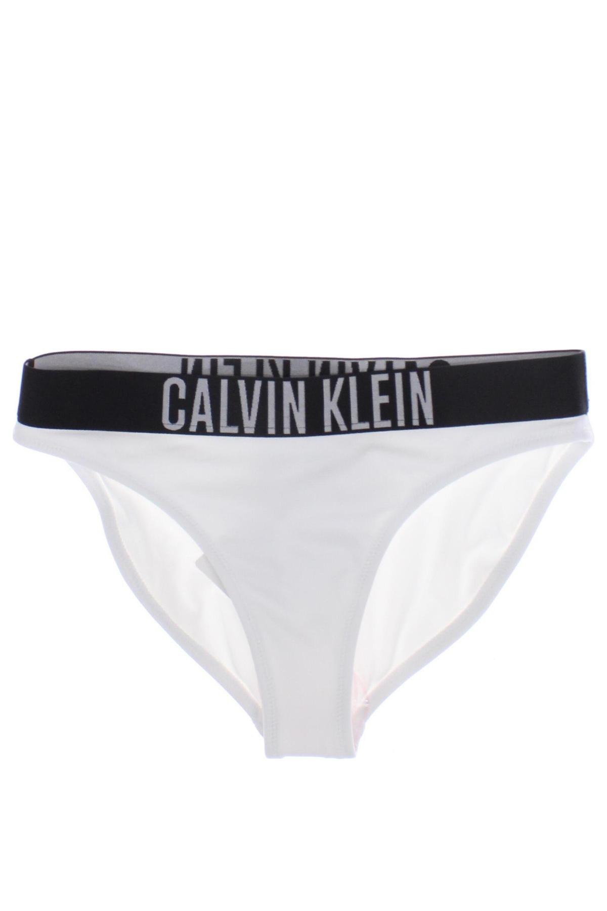 Kinderbadeanzug Calvin Klein, Größe 9-10y/ 140-146 cm, Farbe Weiß, Preis € 38,79