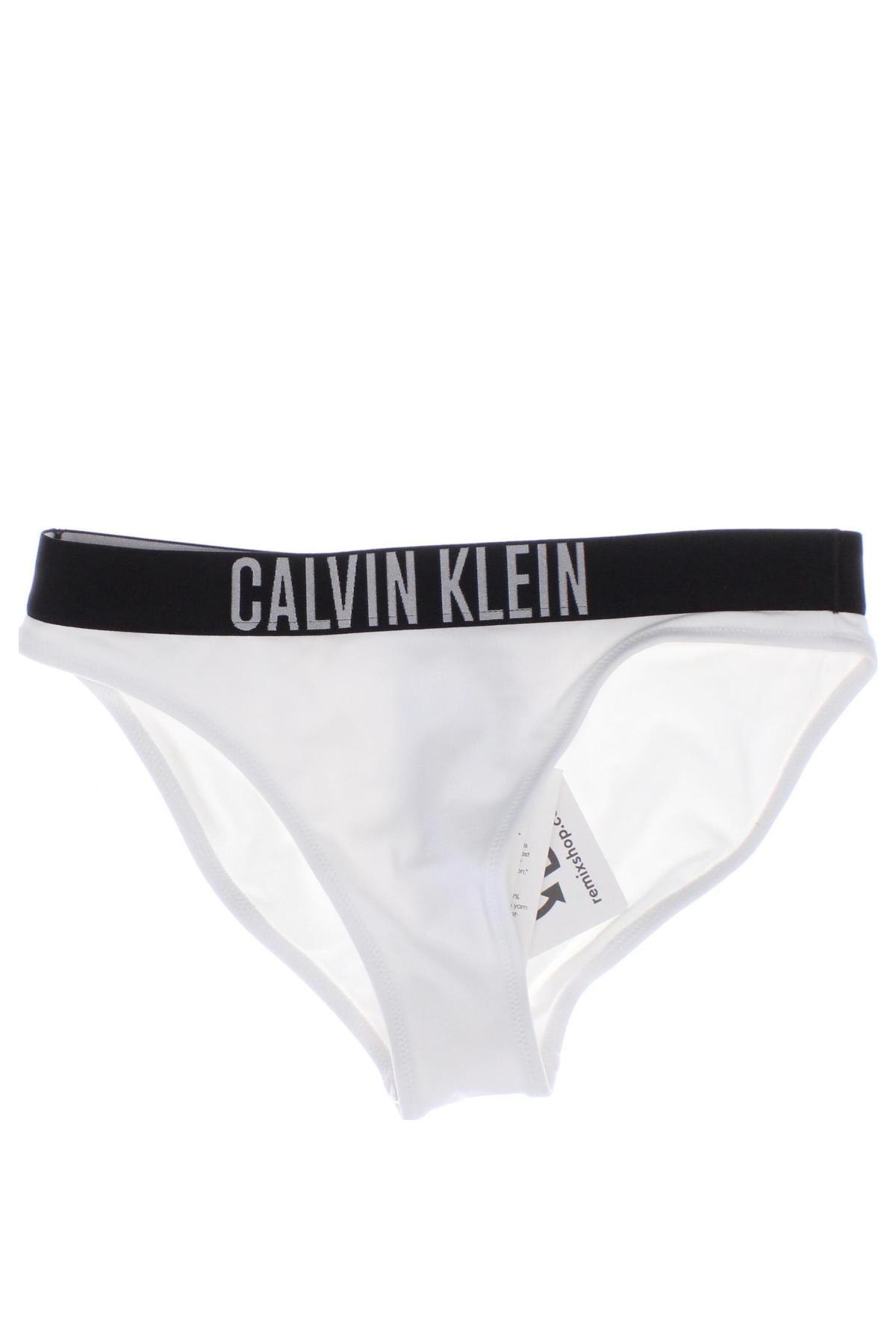 Kinderbadeanzug Calvin Klein Swimwear, Größe 12-13y/ 158-164 cm, Farbe Weiß, Preis € 32,49