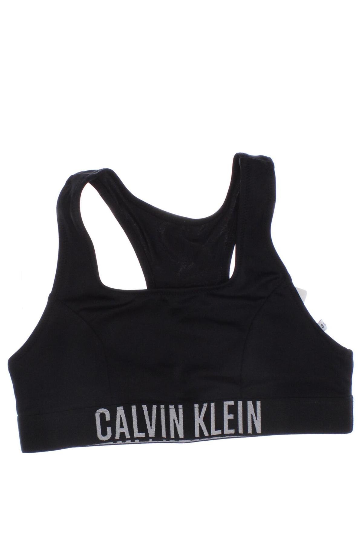 Costum de baie pentru copii Calvin Klein Swimwear, Mărime 8-9y/ 134-140 cm, Culoare Negru, Preț 101,99 Lei