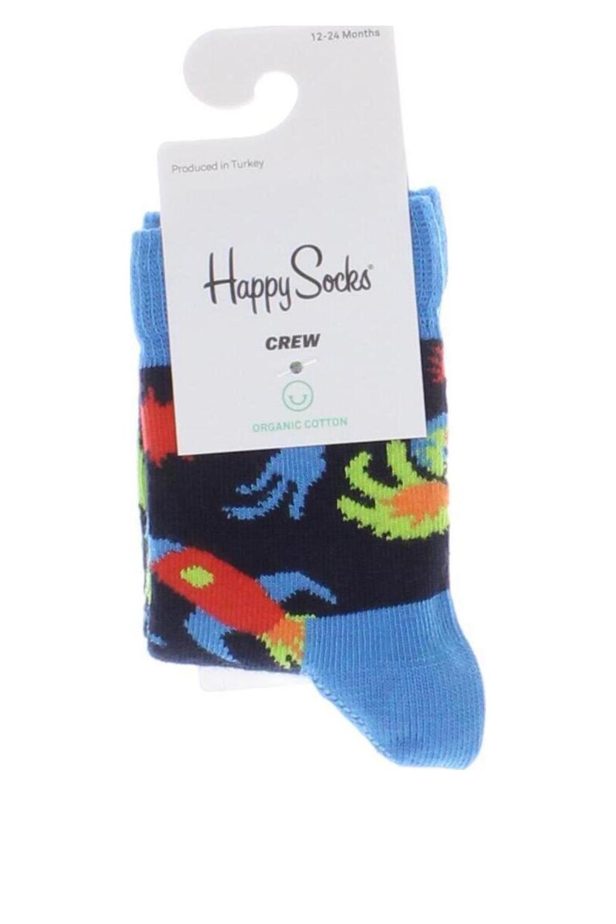 Детски чорапи Happy Socks, Размер 12-18m/ 80-86 см, Цвят Многоцветен, Цена 6,99 лв.