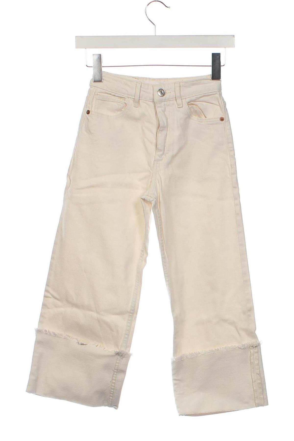 Kinderjeans Mango, Größe 15-18y/ 170-176 cm, Farbe Ecru, Preis 6,49 €