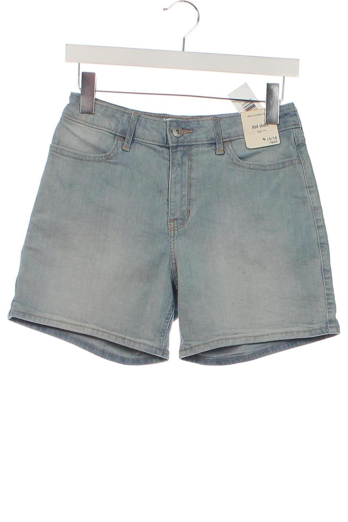 Dětské krátké kalhoty  Abercrombie Kids, Velikost 15-18y/ 170-176 cm, Barva Modrá, Cena  539,00 Kč