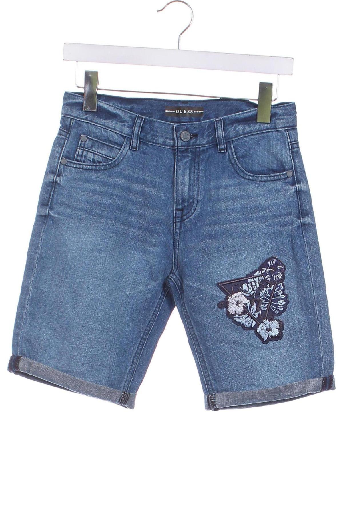 Kinder Shorts Guess, Größe 13-14y/ 164-168 cm, Farbe Blau, Preis 8,99 €