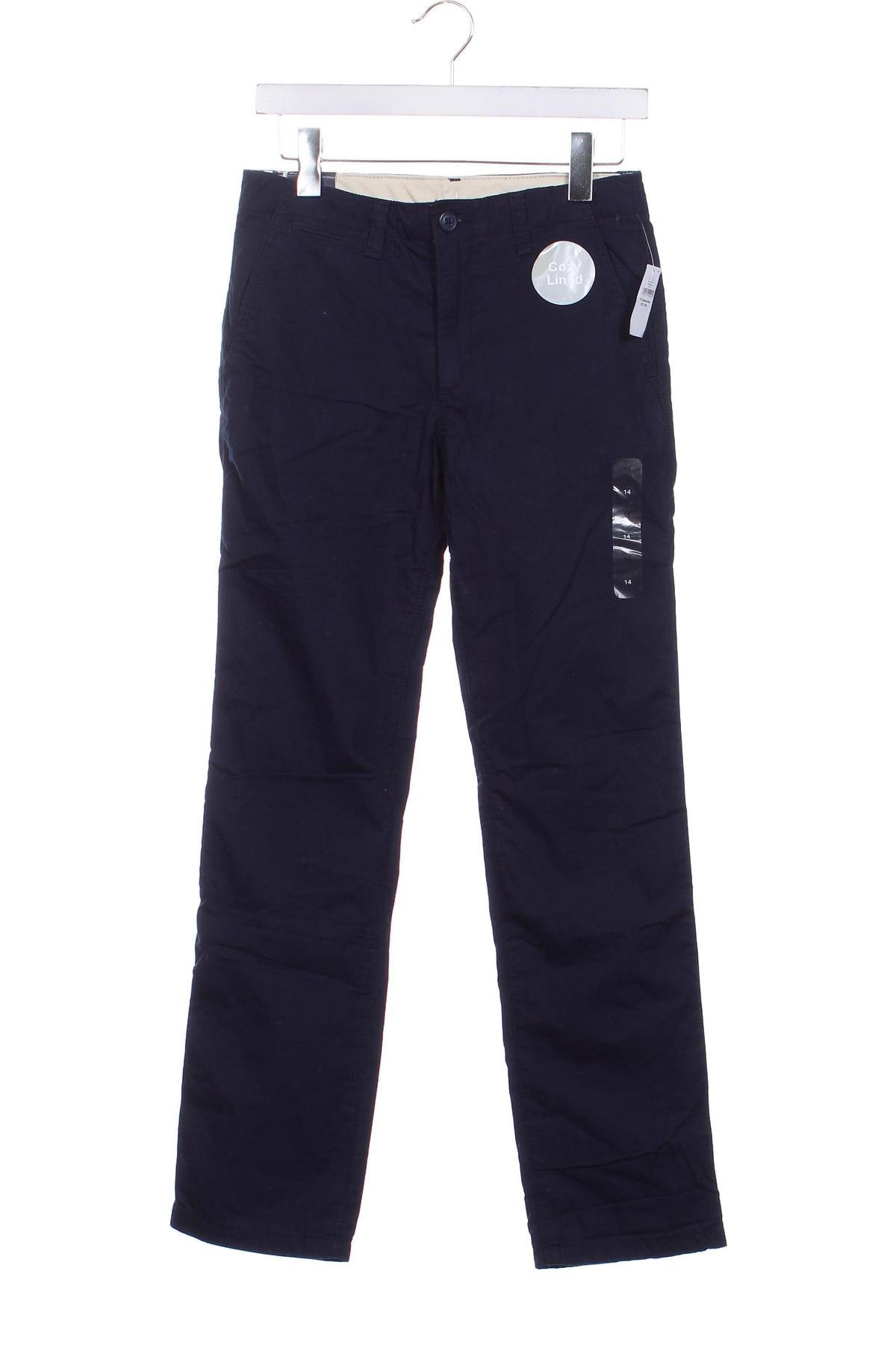 Pantaloni pentru copii Gap, Mărime 13-14y/ 164-168 cm, Culoare Albastru, Preț 167,99 Lei