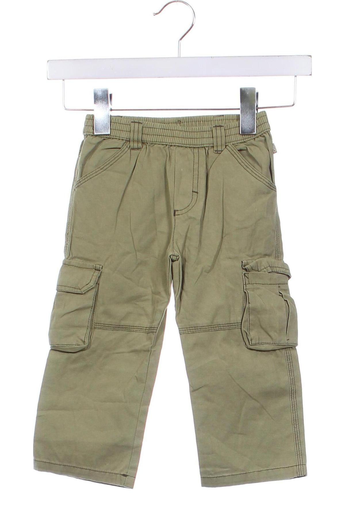 Pantaloni pentru copii Idexe, Mărime 12-18m/ 80-86 cm, Culoare Verde, Preț 92,49 Lei