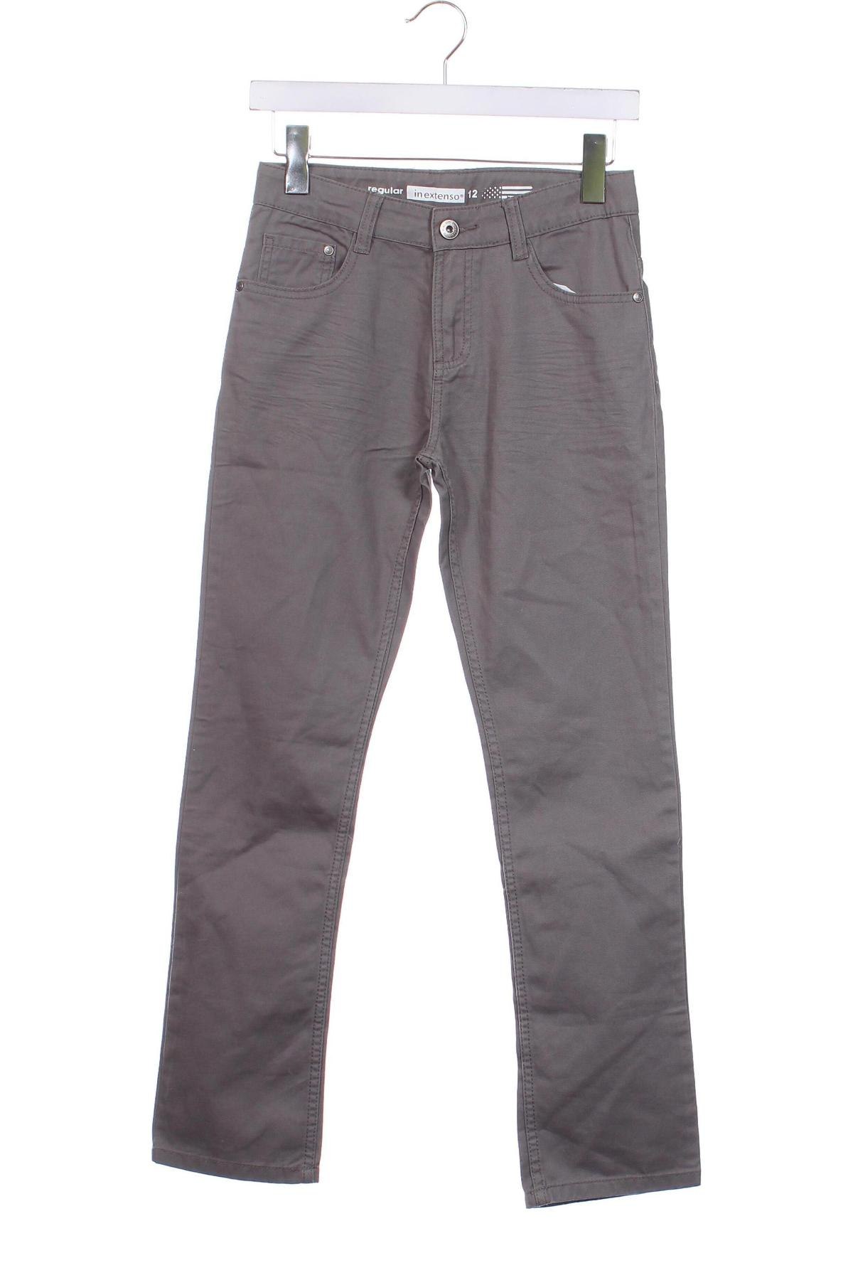 Pantaloni pentru copii In Extenso, Mărime 11-12y/ 152-158 cm, Culoare Gri, Preț 27,49 Lei