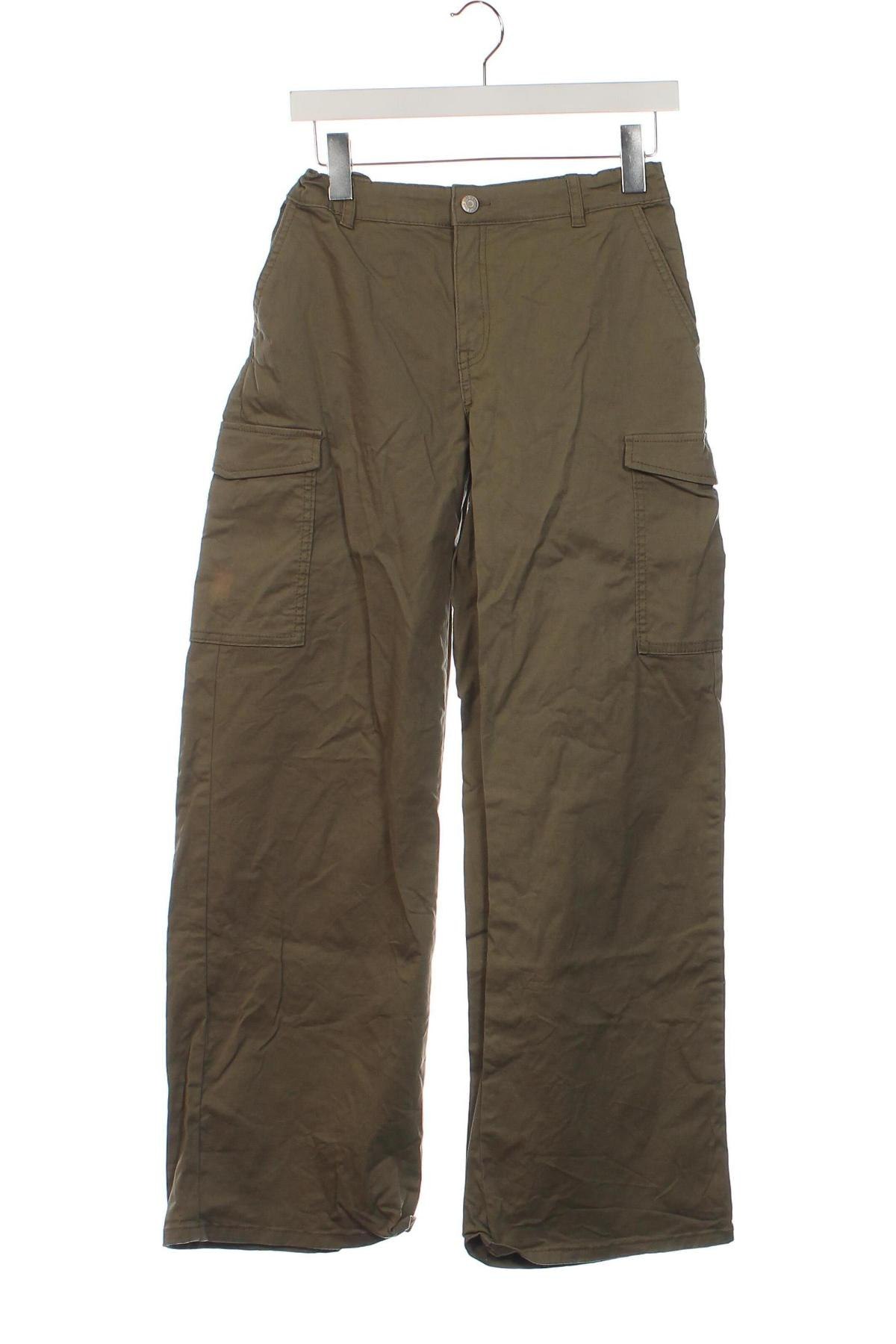 Pantaloni pentru copii Name It, Mărime 15-18y/ 170-176 cm, Culoare Verde, Preț 68,49 Lei