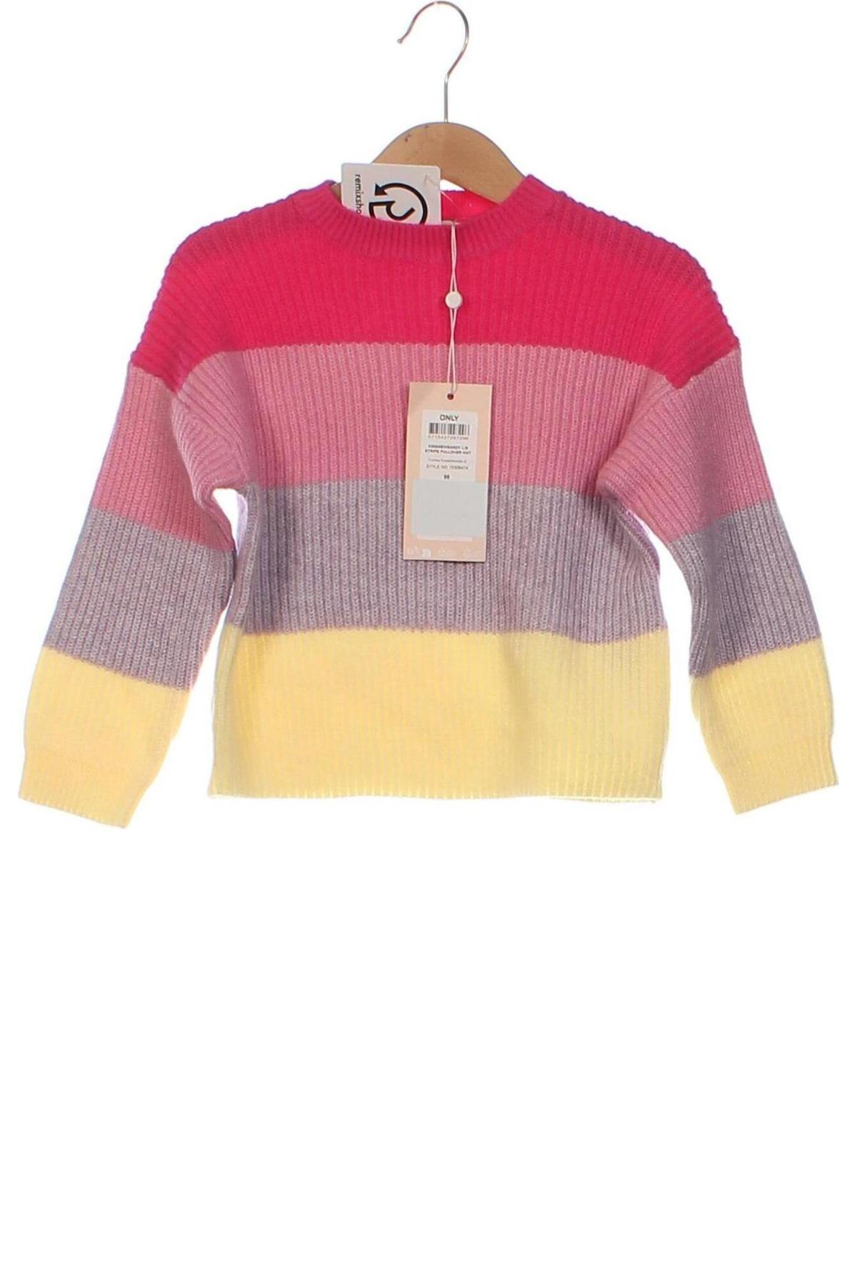 Dziecięcy sweter ONLY, Rozmiar 2-3y/ 98-104 cm, Kolor Kolorowy, Cena 92,49 zł