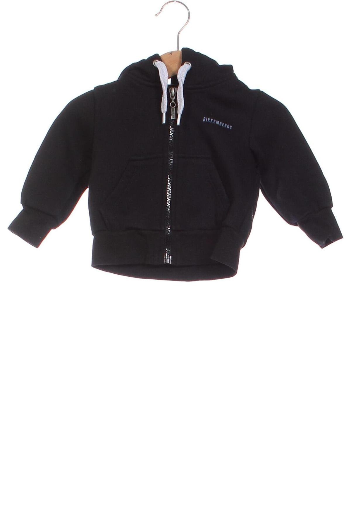 Gyerek sweatshirt Bikkembergs, Méret 3-6m / 62-68 cm, Szín Fekete, Ár 11 249 Ft