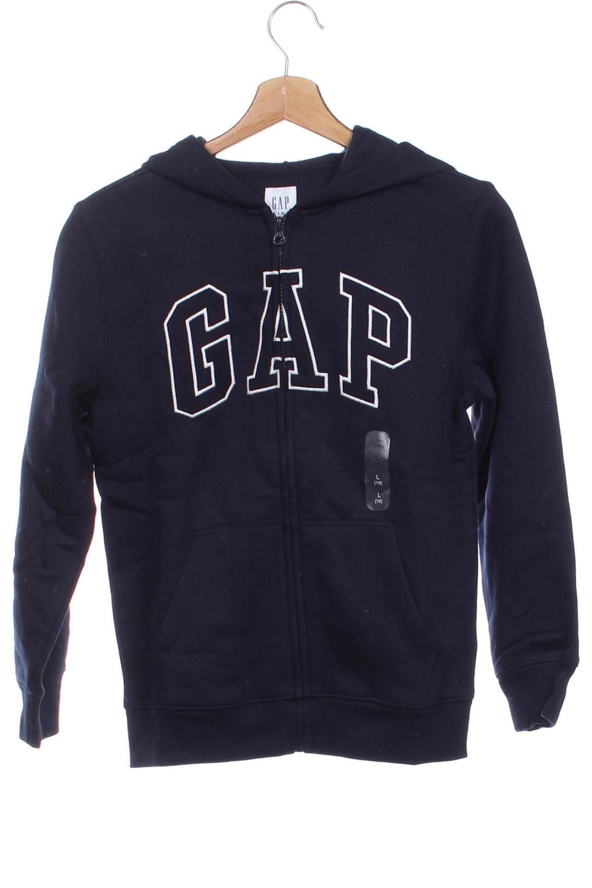 Детски суичър Gap Kids, Размер 9-10y/ 140-146 см, Цвят Син, Цена 51,29 лв.