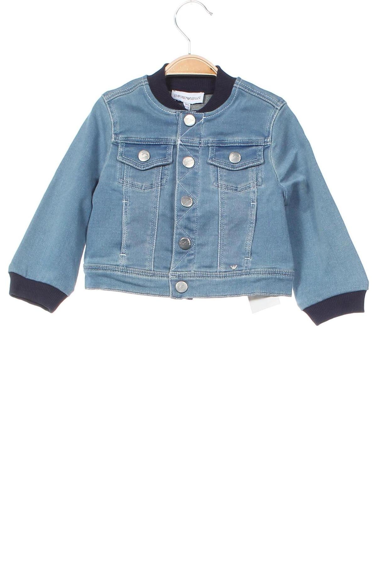 Kinder Jeansjacke Emporio Armani, Größe 12-18m/ 80-86 cm, Farbe Blau, Preis € 73,79