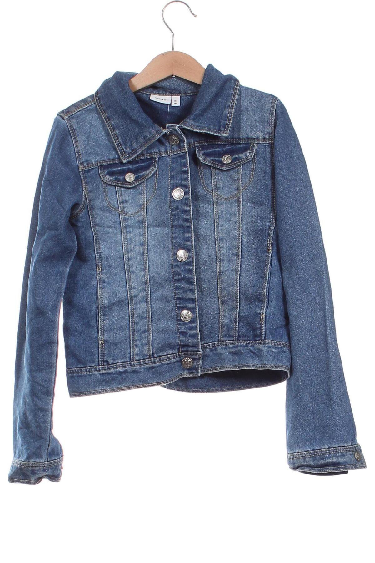 Kinder Jeansjacke Name It, Größe 8-9y/ 134-140 cm, Farbe Blau, Preis 9,29 €