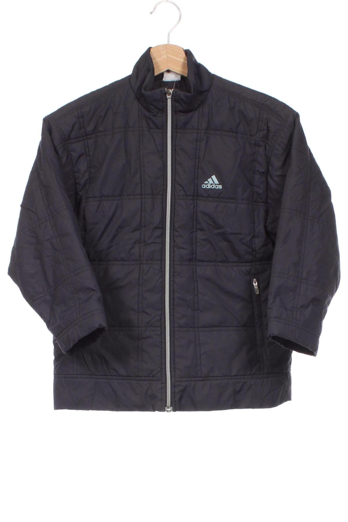 Kinderjacke Adidas, Größe 6-7y/ 122-128 cm, Farbe Blau, Preis € 10,99