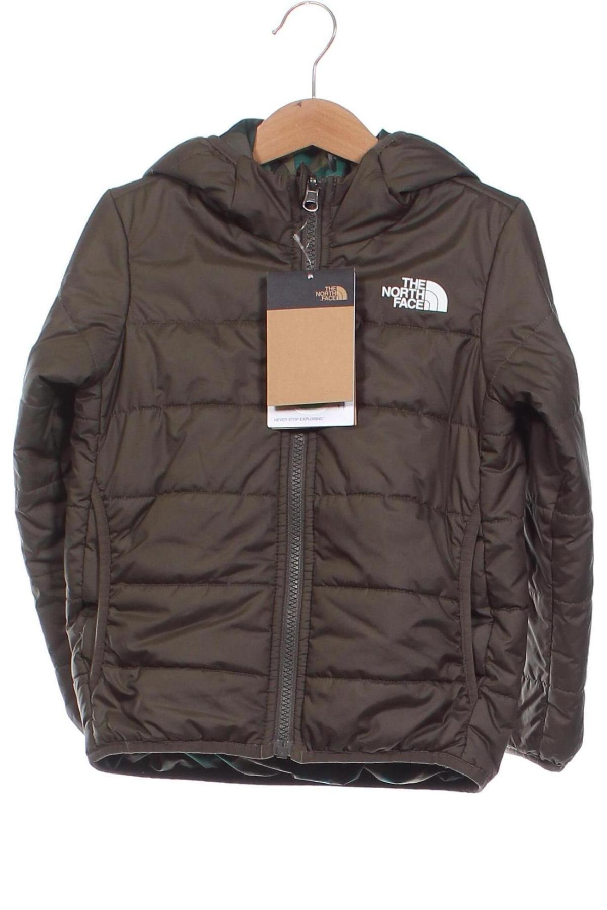 Детско яке The North Face, Размер 3-4y/ 104-110 см, Цвят Зелен, Цена 141,99 лв.