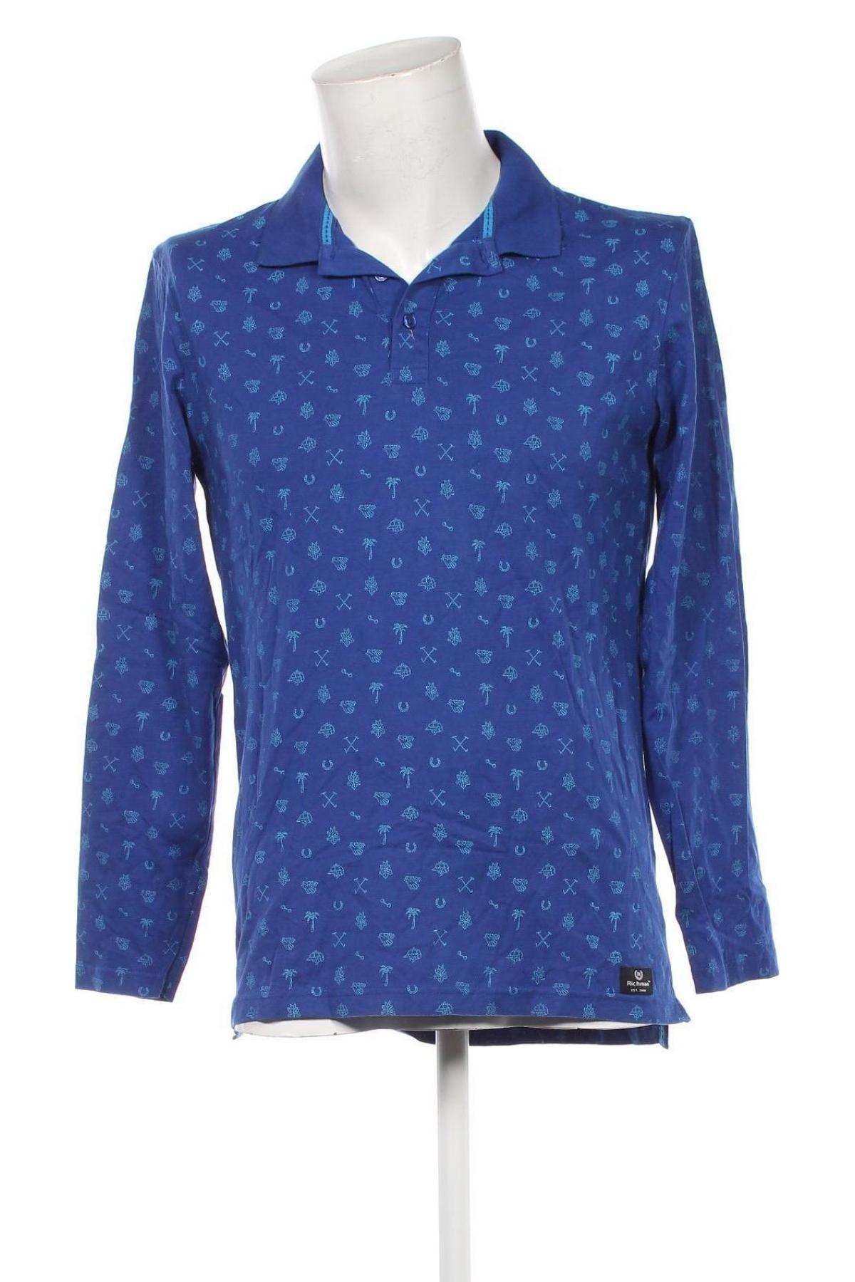 Herren Shirt, Größe L, Farbe Blau, Preis 4,99 €