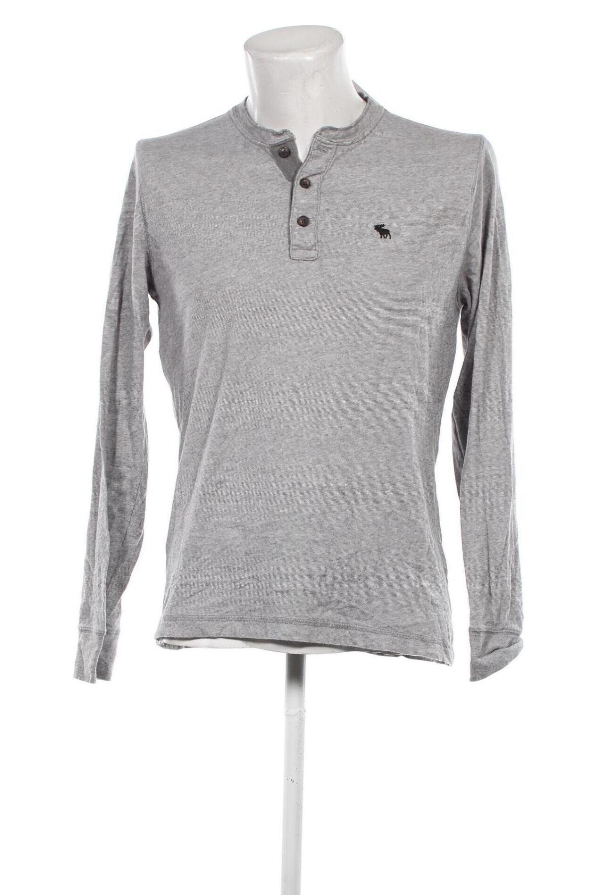 Herren Shirt Abercrombie & Fitch, Größe L, Farbe Grau, Preis 15,49 €