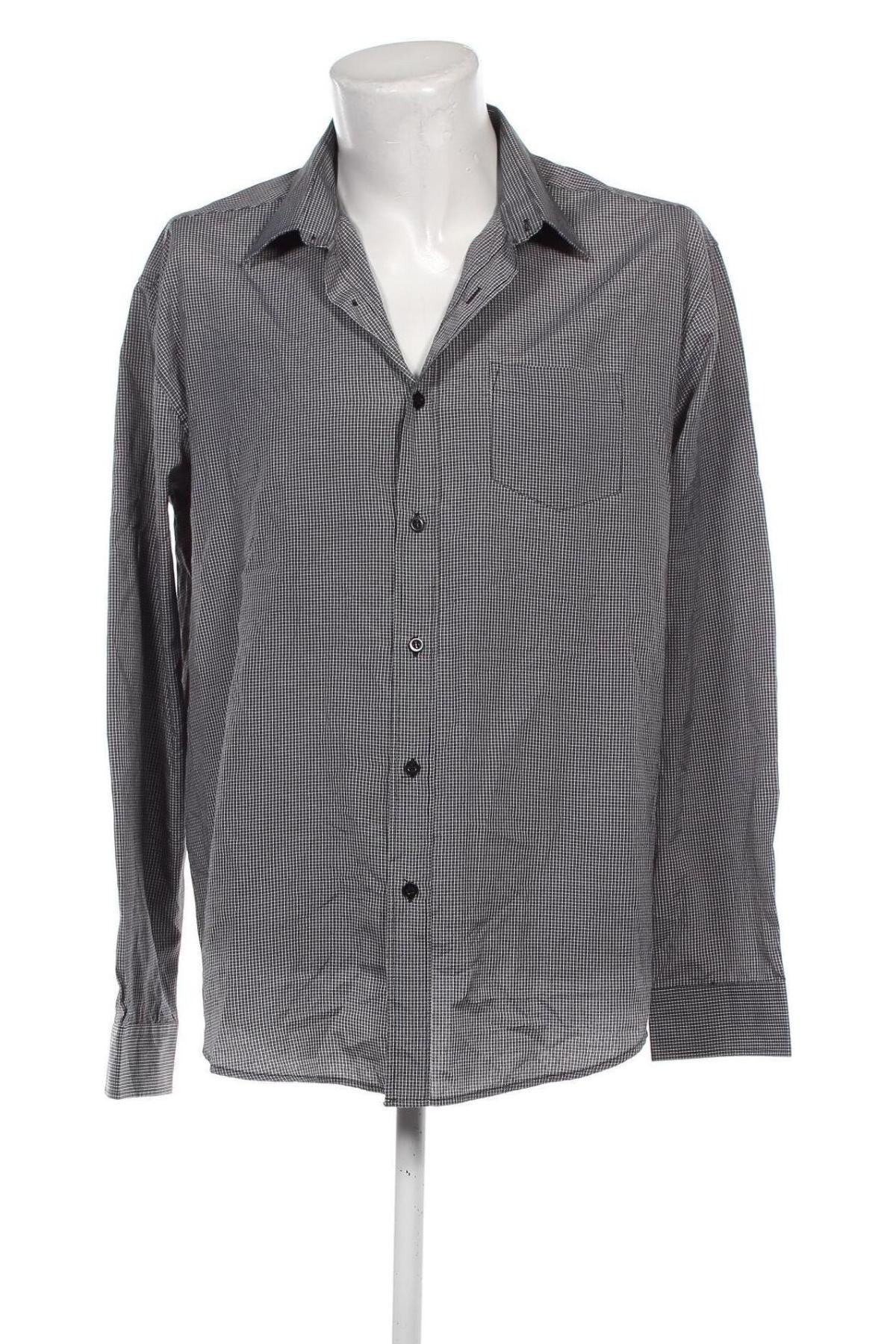 Herrenhemd Burton of London, Größe XXL, Farbe Grau, Preis € 10,99