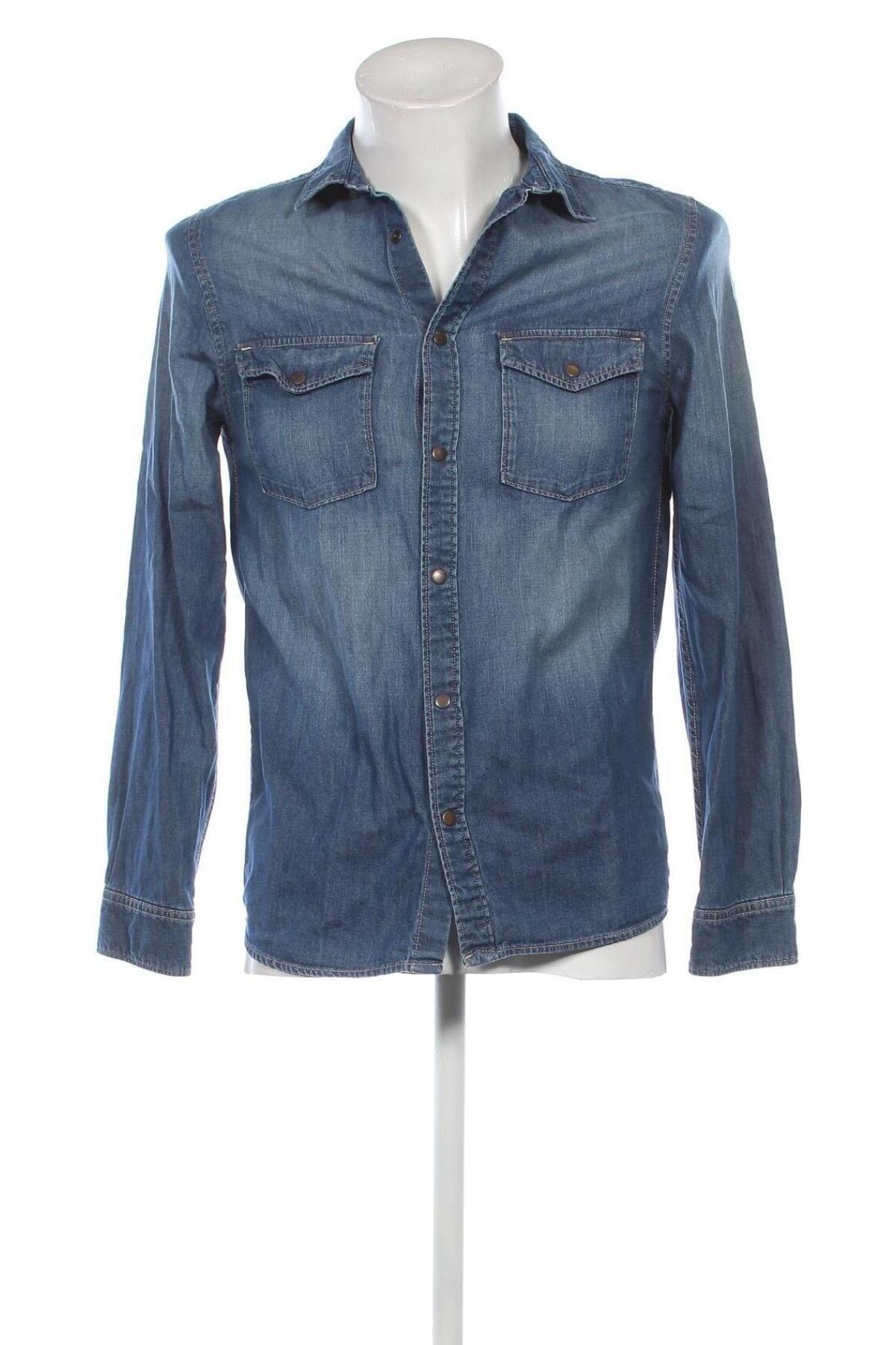 Herrenhemd H&M Divided, Größe S, Farbe Blau, Preis € 5,99