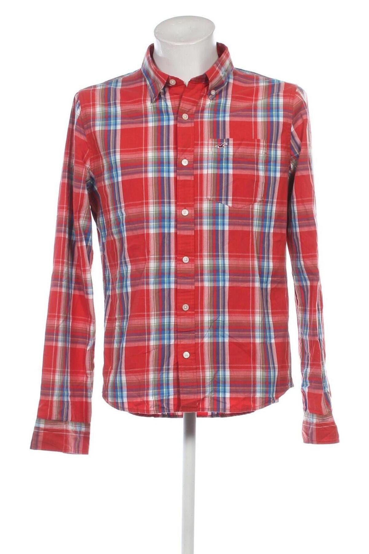 Herrenhemd Hollister, Größe M, Farbe Mehrfarbig, Preis € 10,99