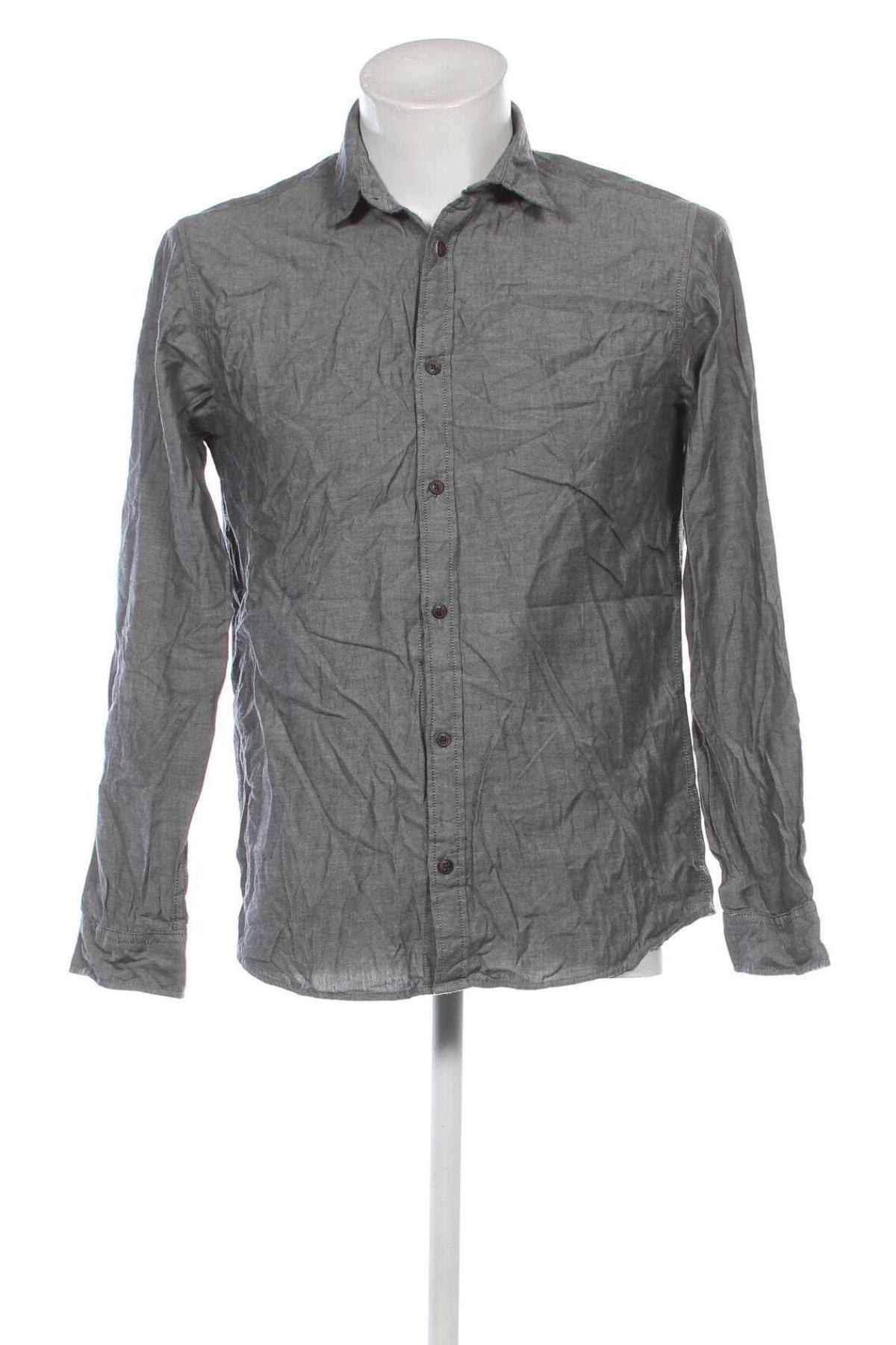 Herrenhemd Jack & Jones, Größe M, Farbe Grau, Preis € 23,99