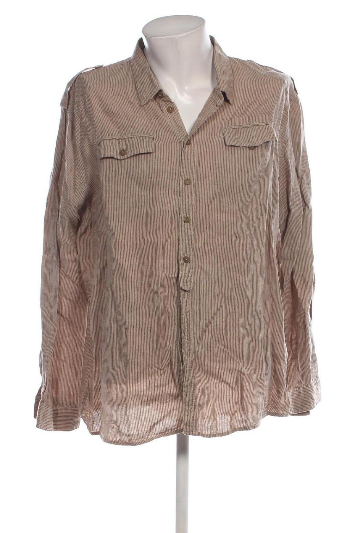 Herrenhemd La Redoute, Größe 3XL, Farbe Beige, Preis 10,49 €