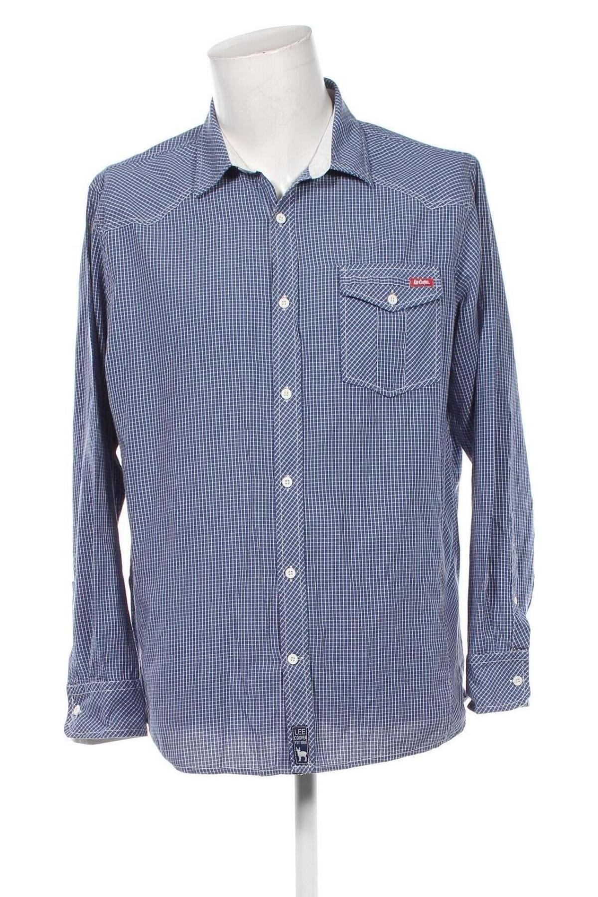 Herrenhemd Lee Cooper, Größe XL, Farbe Blau, Preis € 7,99