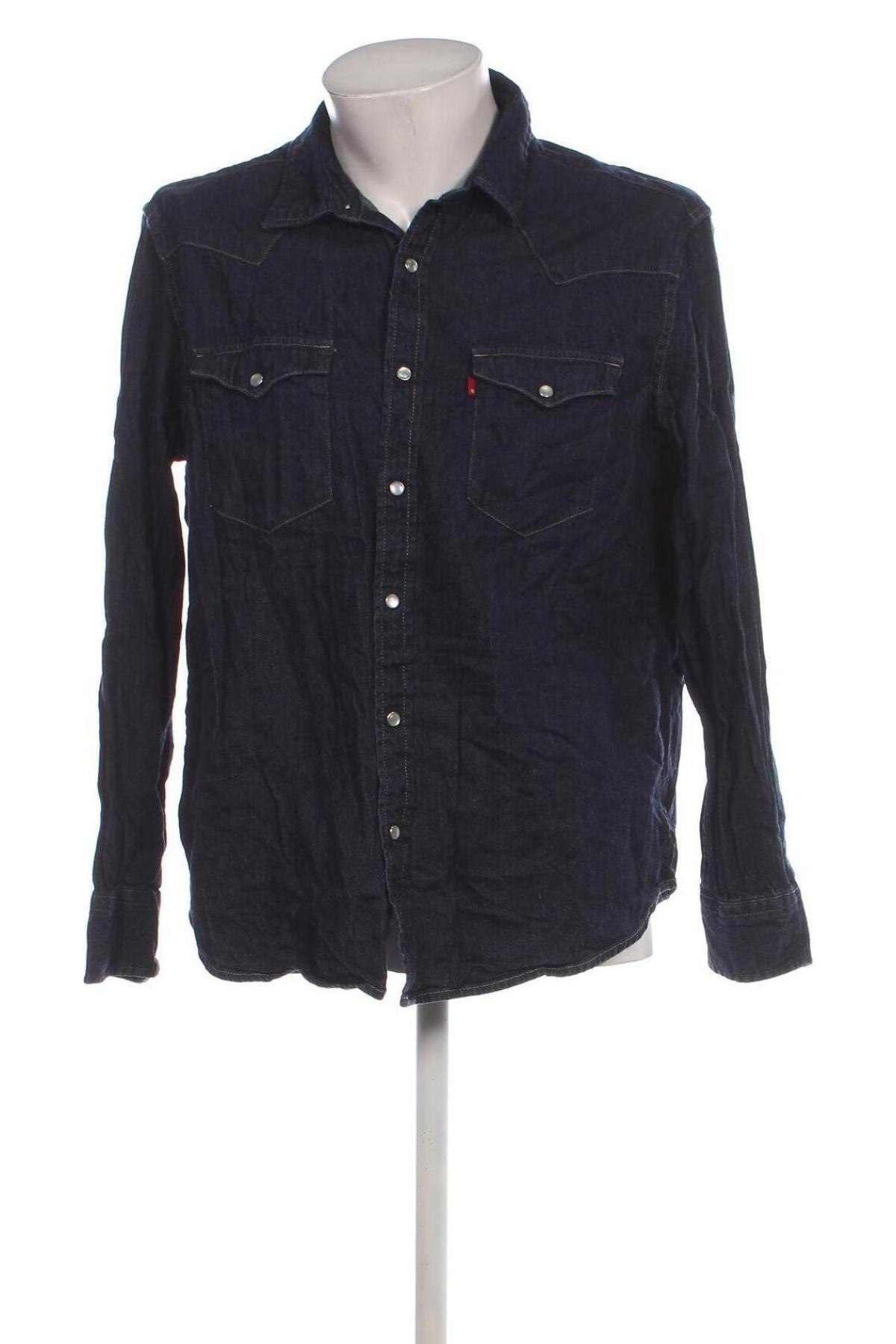 Herrenhemd Levi's, Größe XL, Farbe Blau, Preis 38,49 €