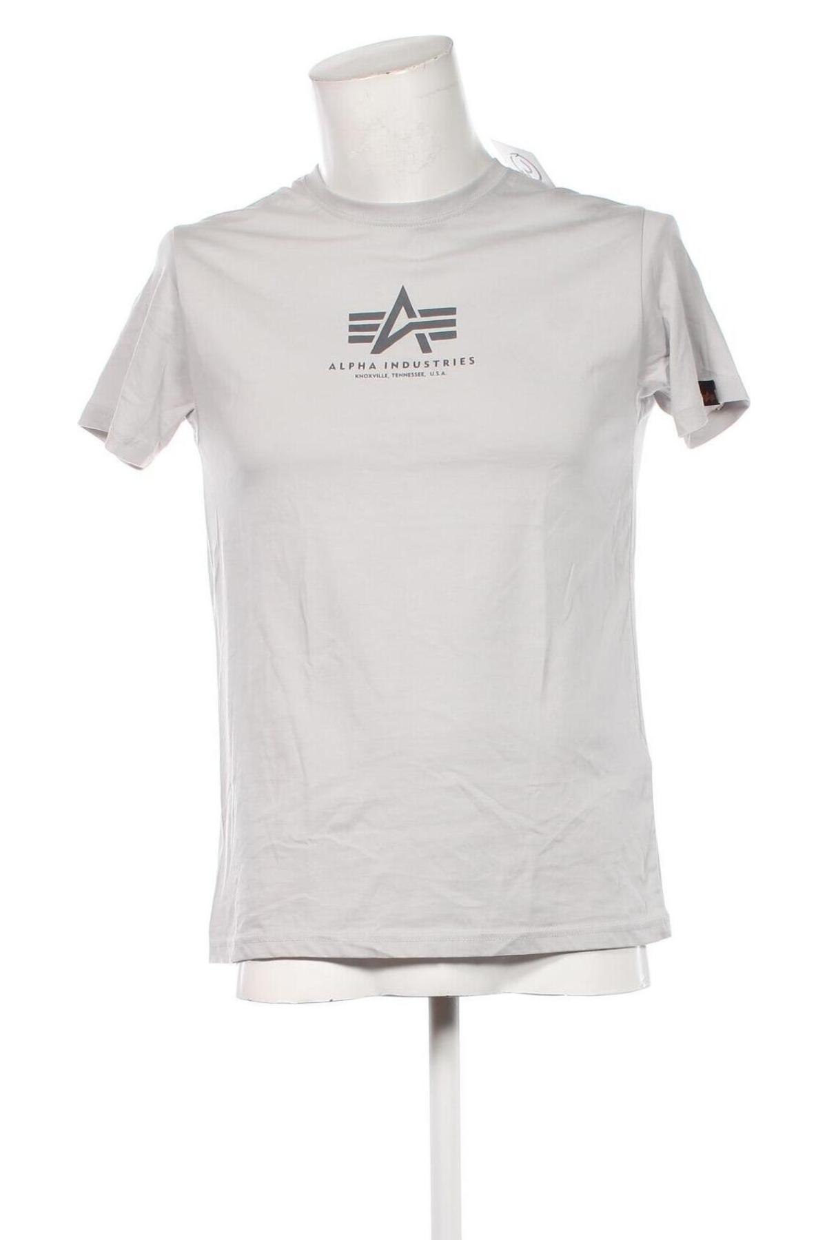 Męski T-shirt Alpha Industries, Rozmiar S, Kolor Szary, Cena 134,99 zł