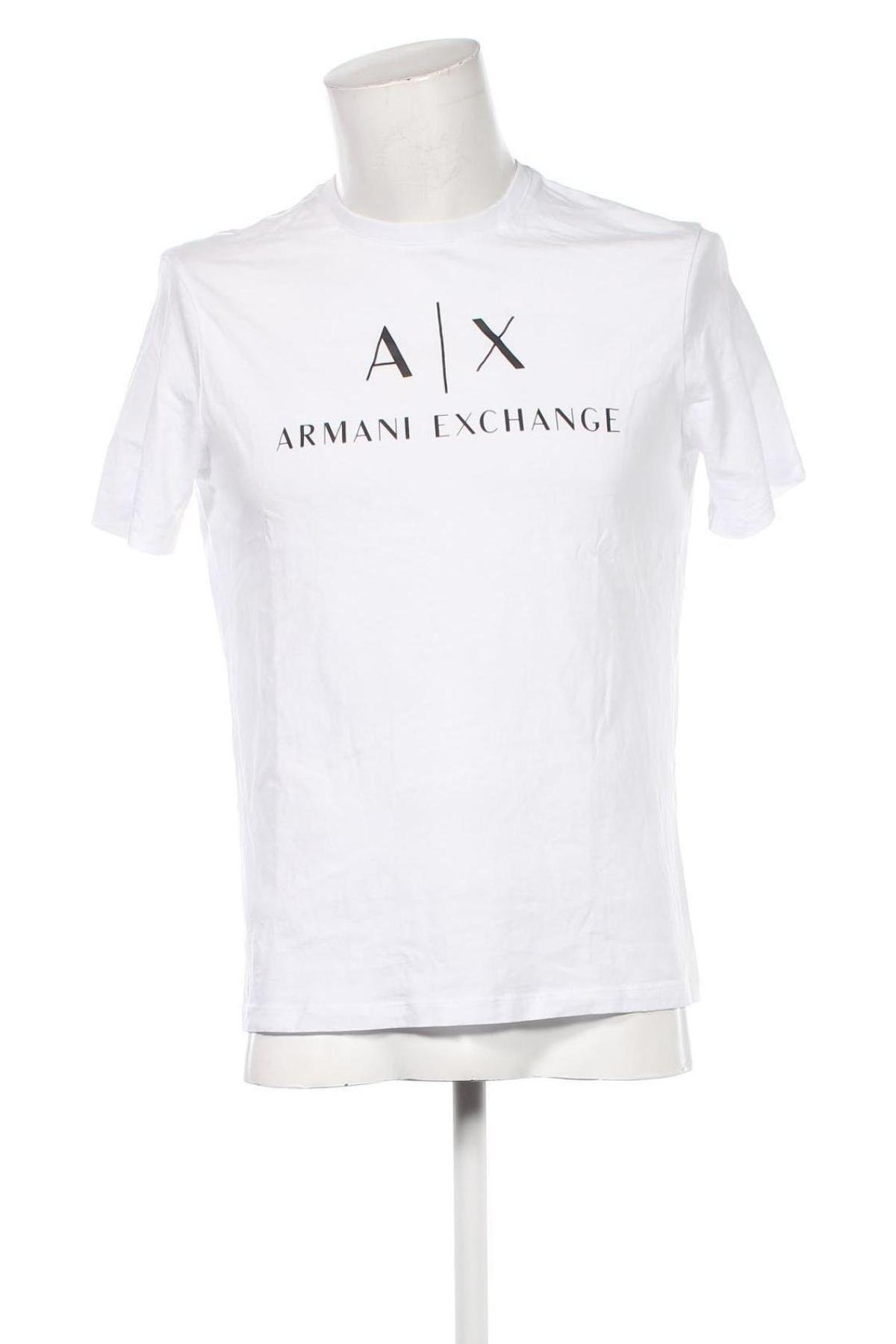 Мъжка тениска Armani Exchange, Размер L, Цвят Бял, Цена 72,29 лв.