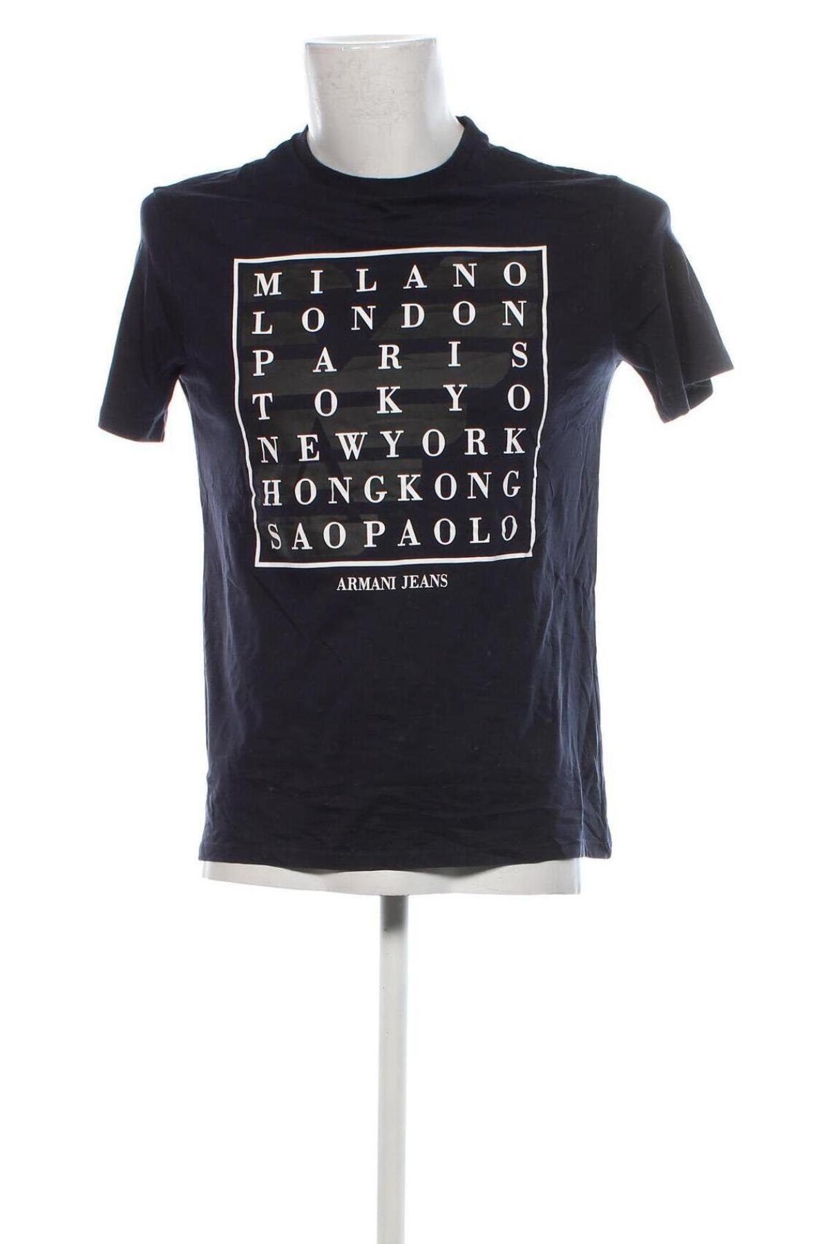 Ανδρικό t-shirt Armani Jeans, Μέγεθος L, Χρώμα Μπλέ, Τιμή 34,99 €