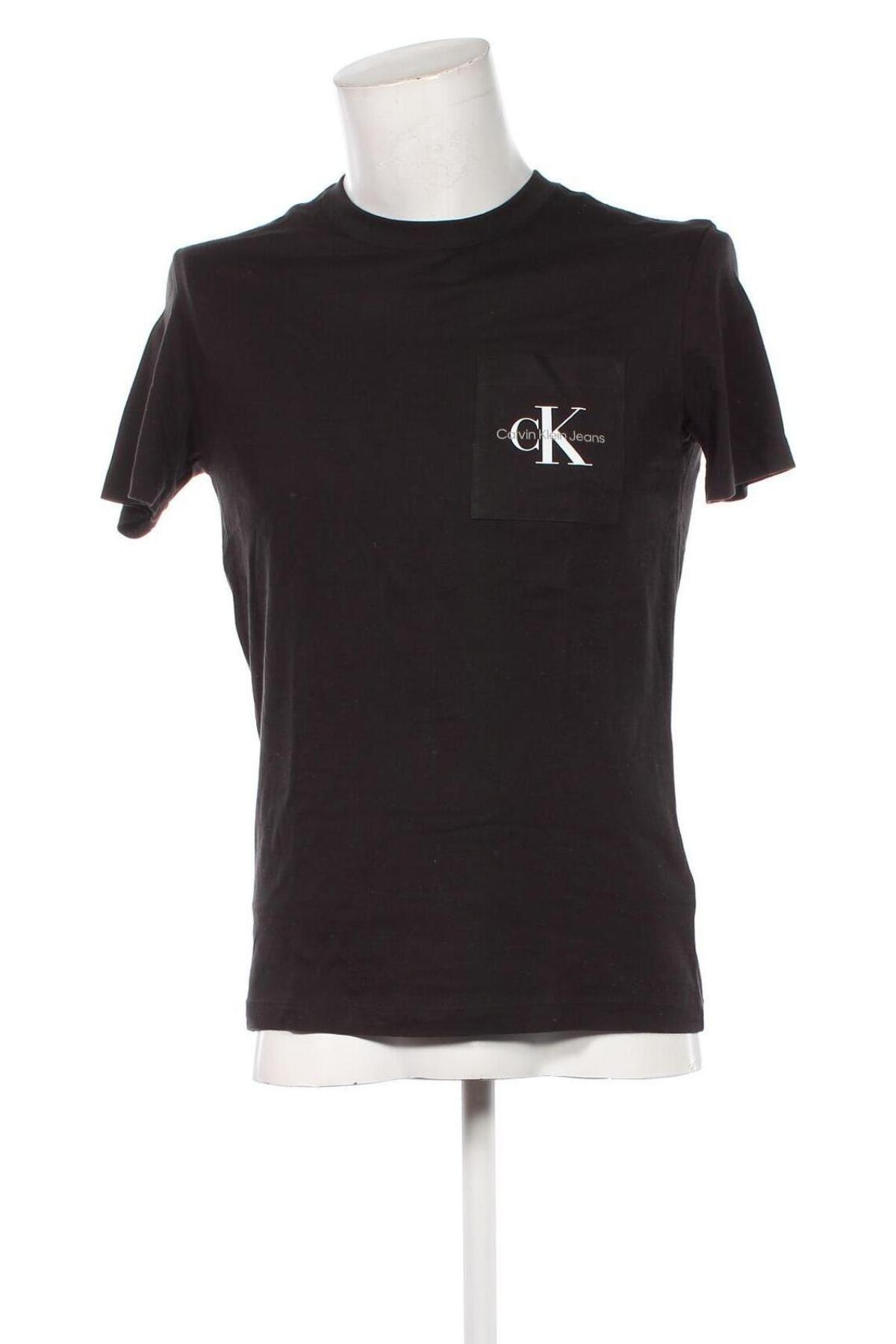 Ανδρικό t-shirt Calvin Klein Jeans, Μέγεθος M, Χρώμα Μαύρο, Τιμή 37,99 €