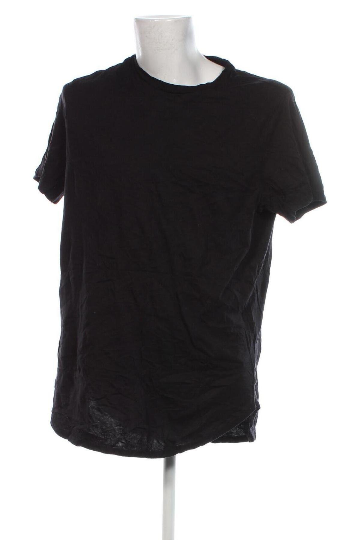 Tricou de bărbați H&M, Mărime XL, Culoare Negru, Preț 38,99 Lei