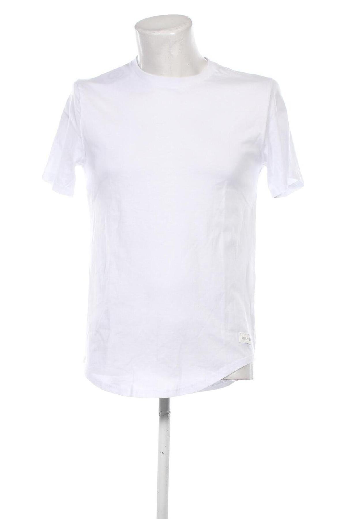 Ανδρικό t-shirt Hollister, Μέγεθος M, Χρώμα Λευκό, Τιμή 8,49 €