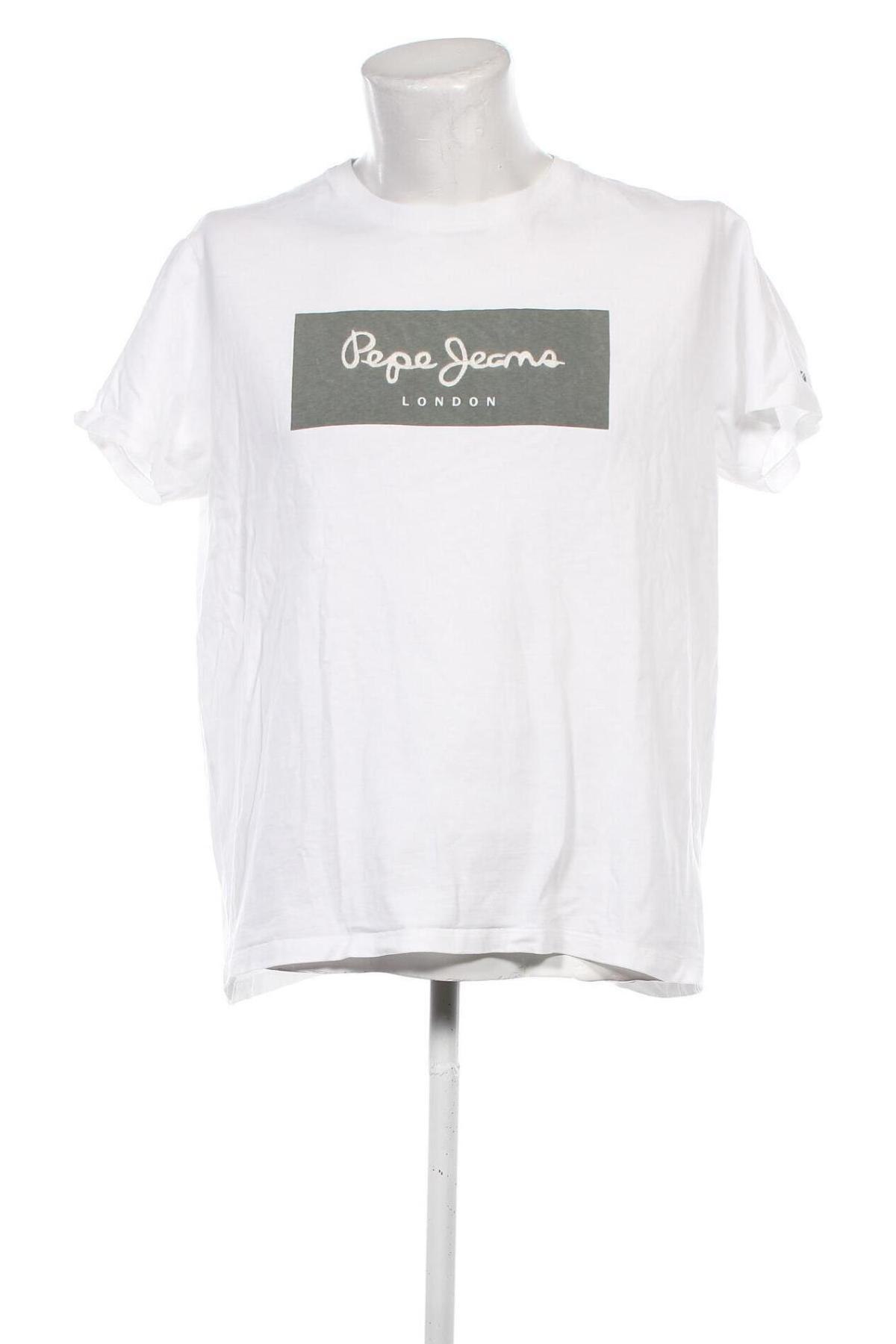 Ανδρικό t-shirt Pepe Jeans, Μέγεθος XL, Χρώμα Λευκό, Τιμή 26,49 €