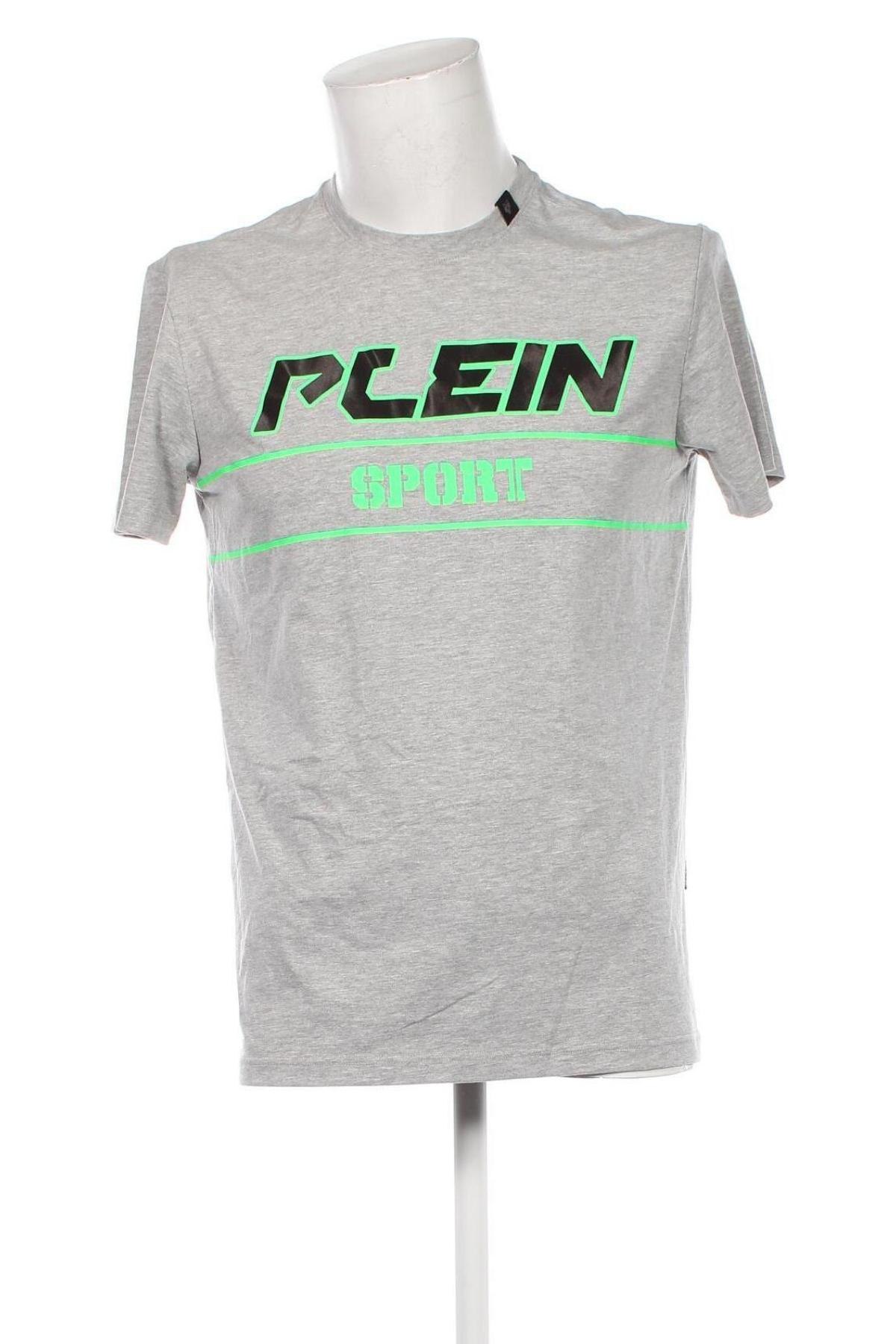 Męski T-shirt Plein Sport, Rozmiar L, Kolor Szary, Cena 179,99 zł