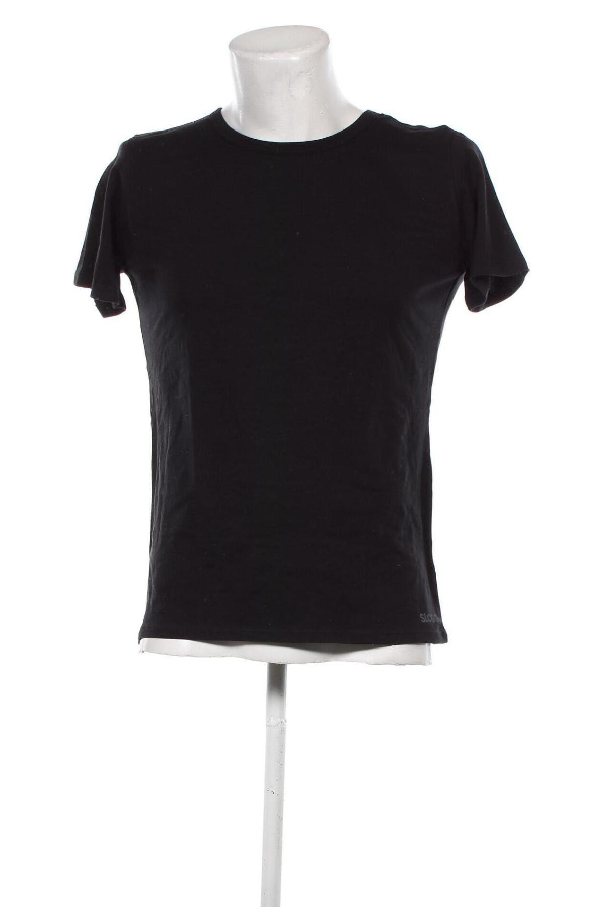 Ανδρικό t-shirt Sloggi, Μέγεθος L, Χρώμα Μαύρο, Τιμή 13,49 €