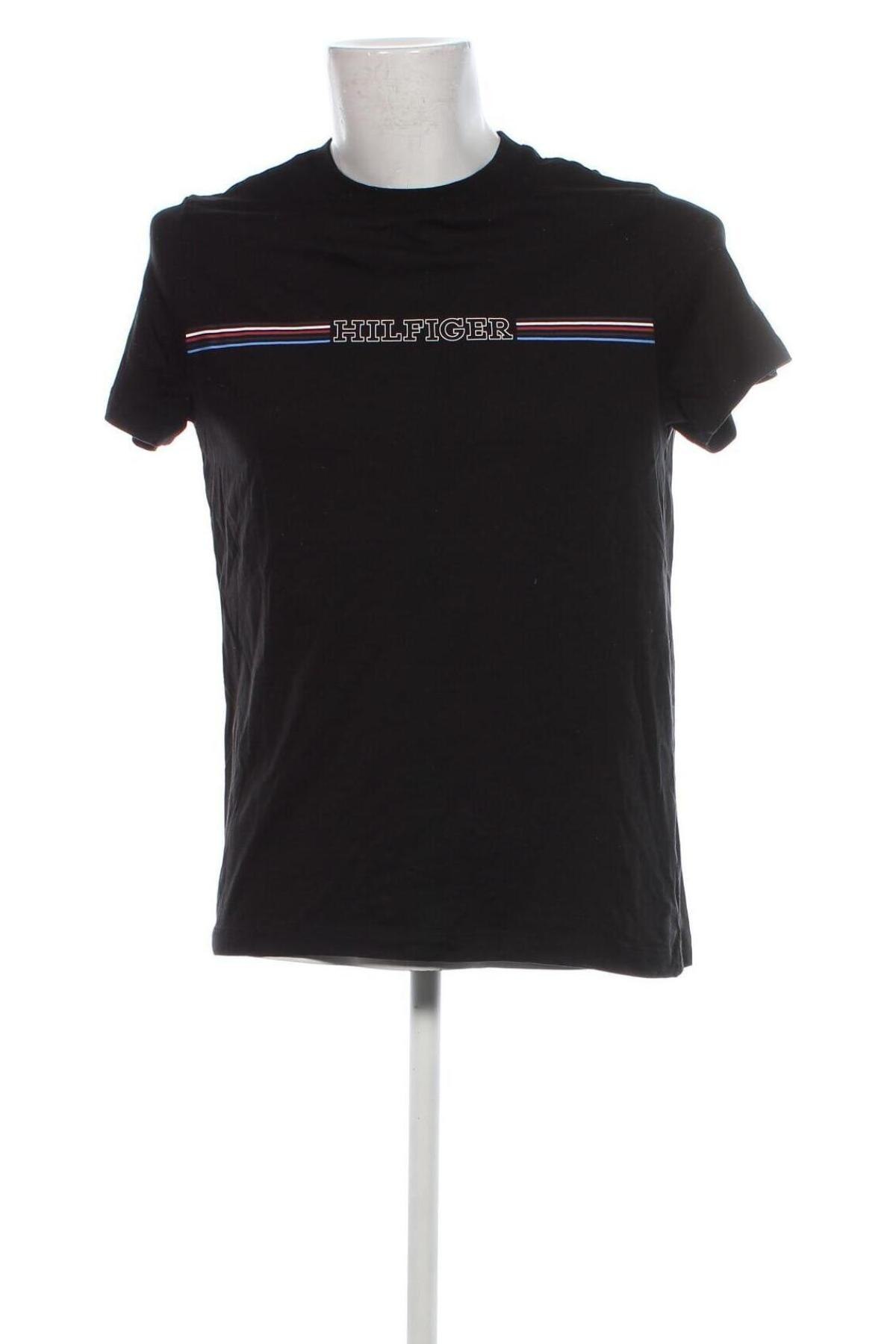 Ανδρικό t-shirt Tommy Hilfiger, Μέγεθος L, Χρώμα Μαύρο, Τιμή 39,99 €