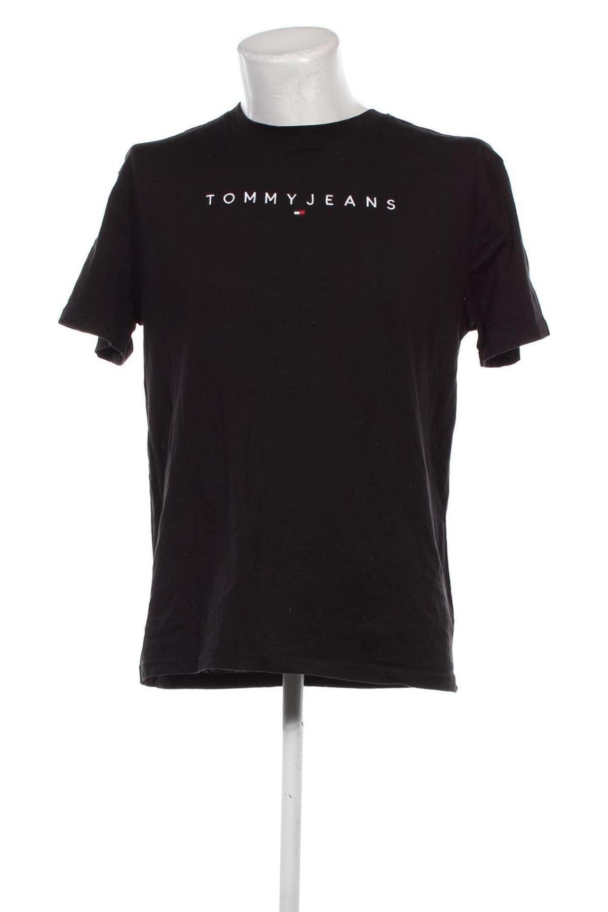 Ανδρικό t-shirt Tommy Jeans, Μέγεθος S, Χρώμα Μαύρο, Τιμή 39,99 €