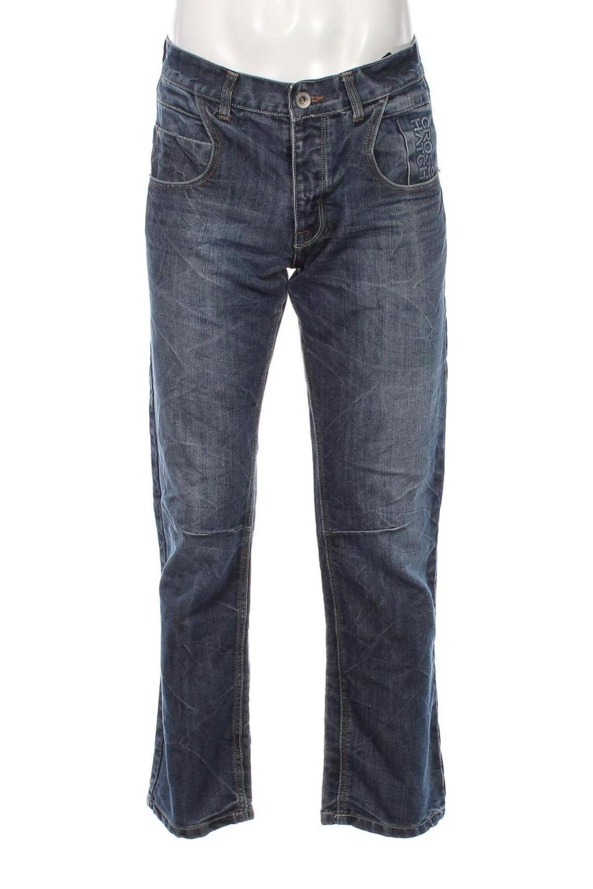 Herren Jeans Crosshatch, Größe M, Farbe Blau, Preis 6,99 €