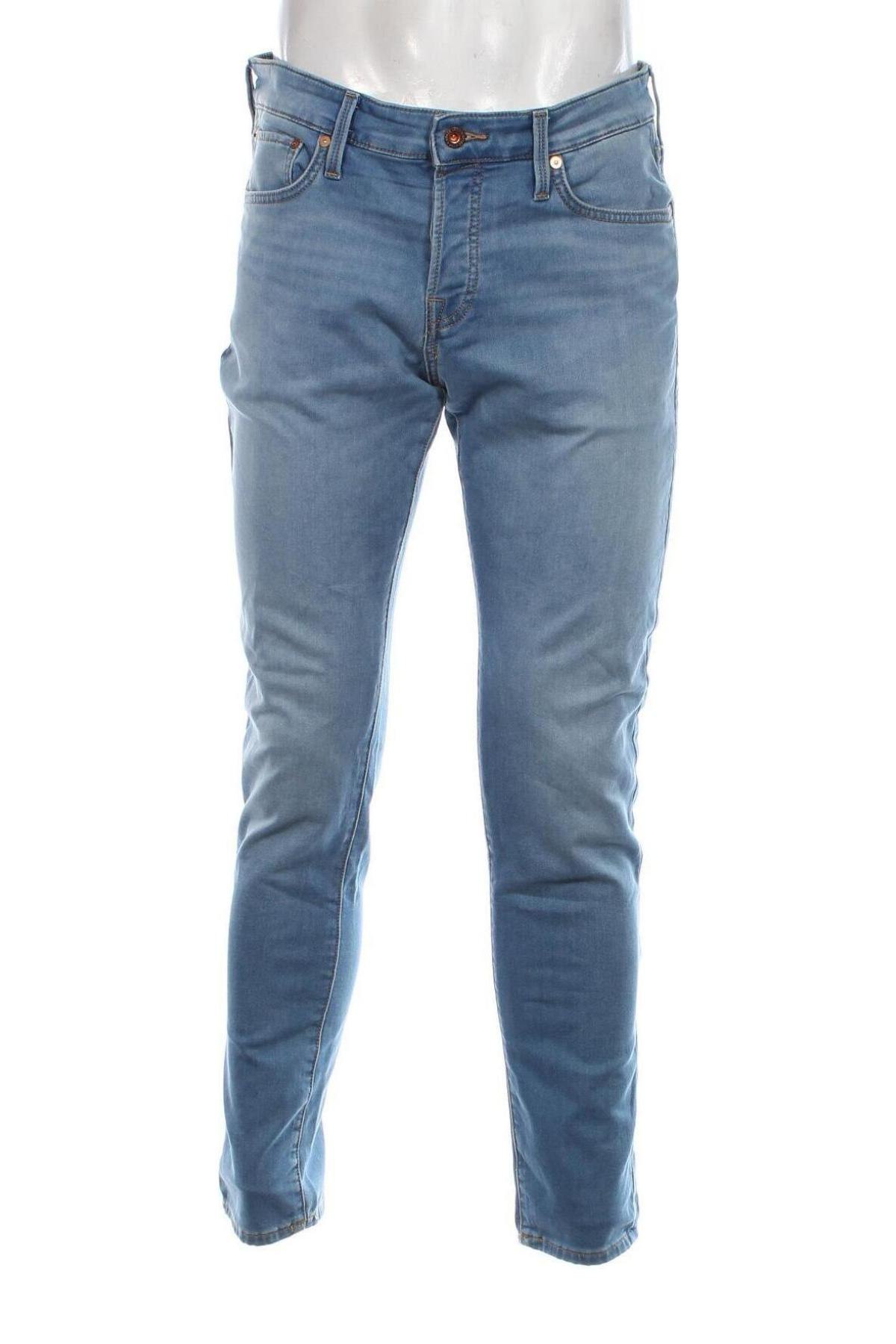 Blugi de bărbați Jack & Jones, Mărime L, Culoare Albastru, Preț 170,99 Lei