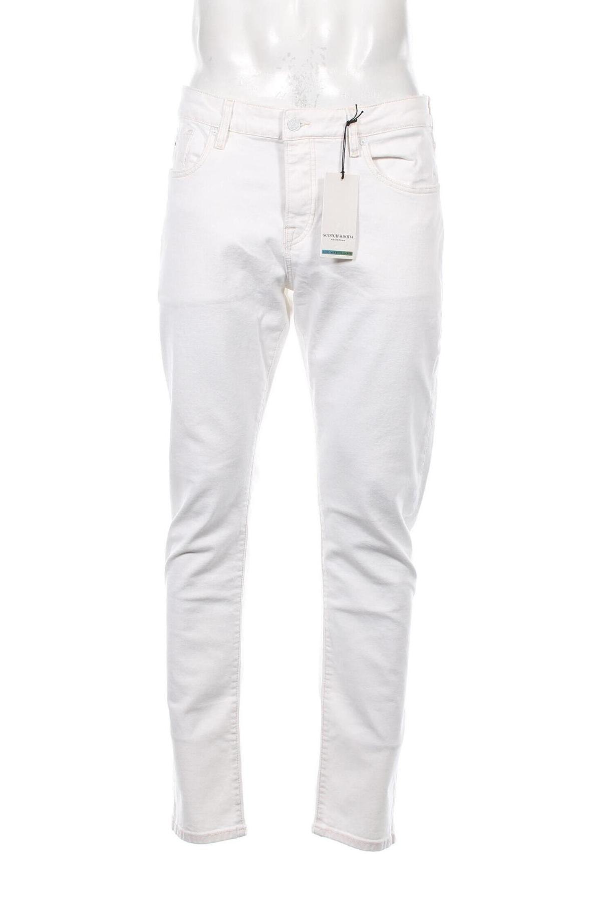 Męskie jeansy Scotch & Soda, Rozmiar L, Kolor Biały, Cena 239,99 zł