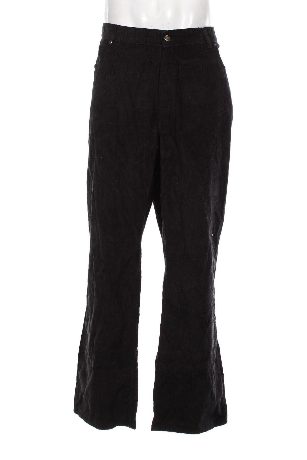 Pantaloni raiați de bărbați, Mărime 3XL, Culoare Negru, Preț 151,99 Lei